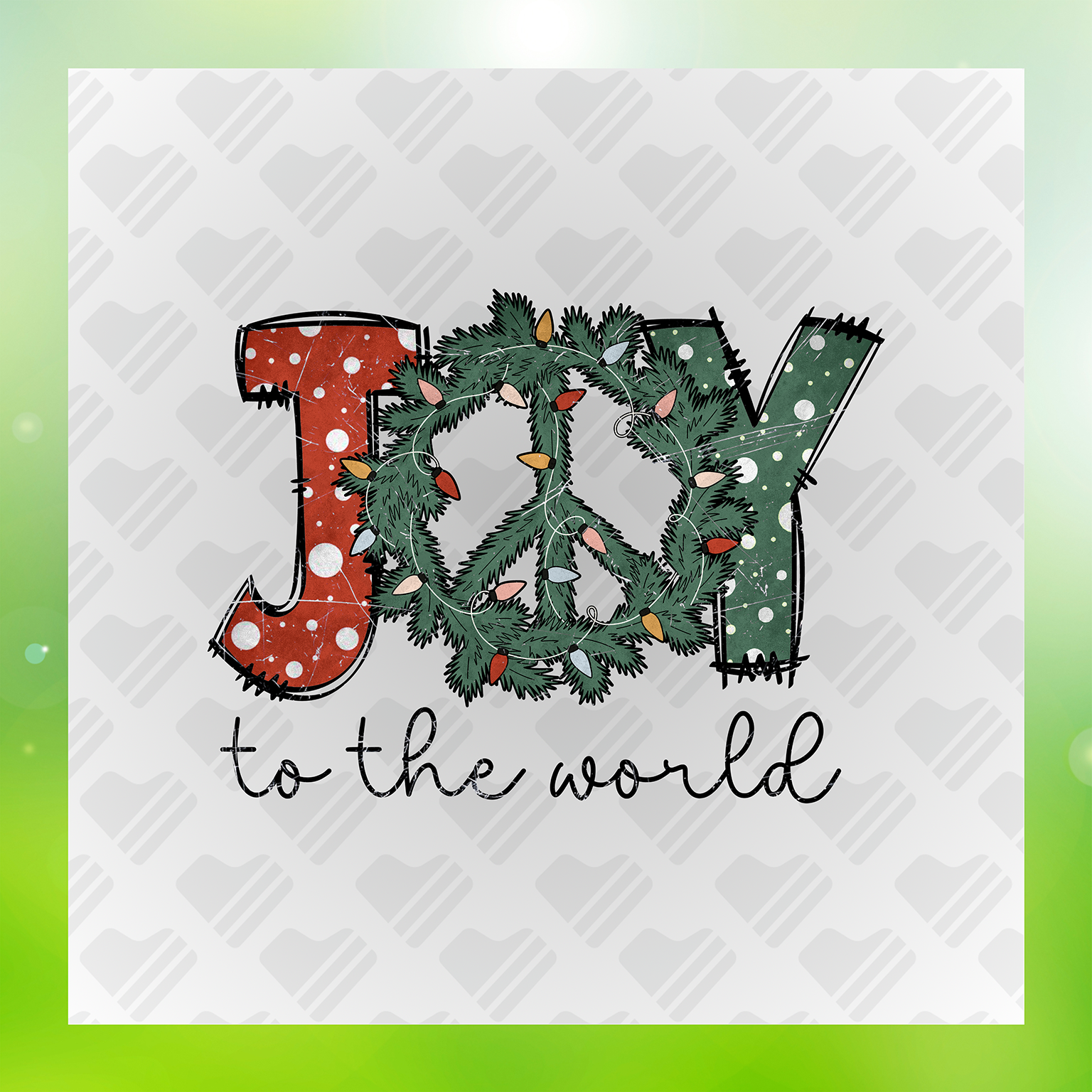 Xmas Joy To The World Transfer