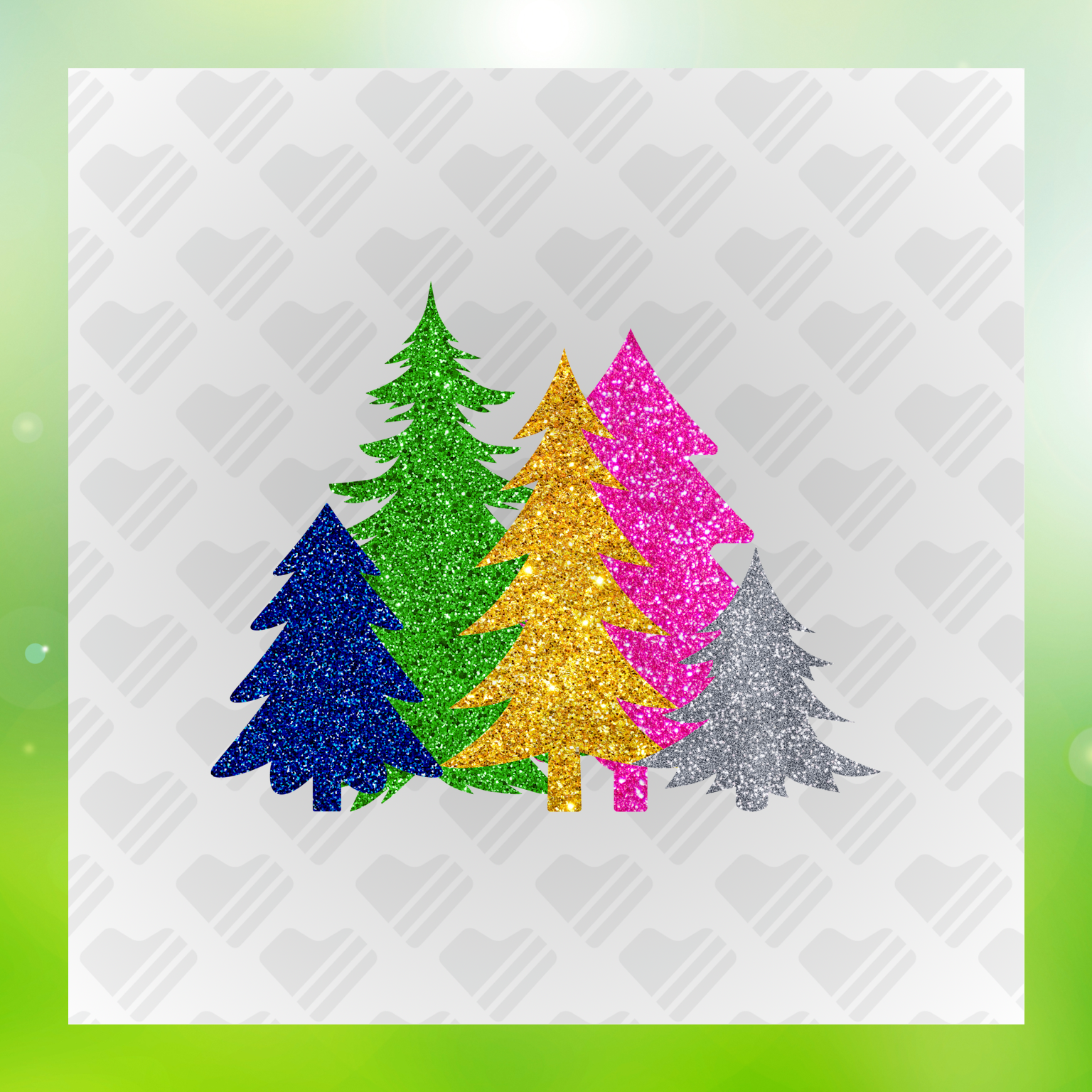 Christmas Trees Transfer