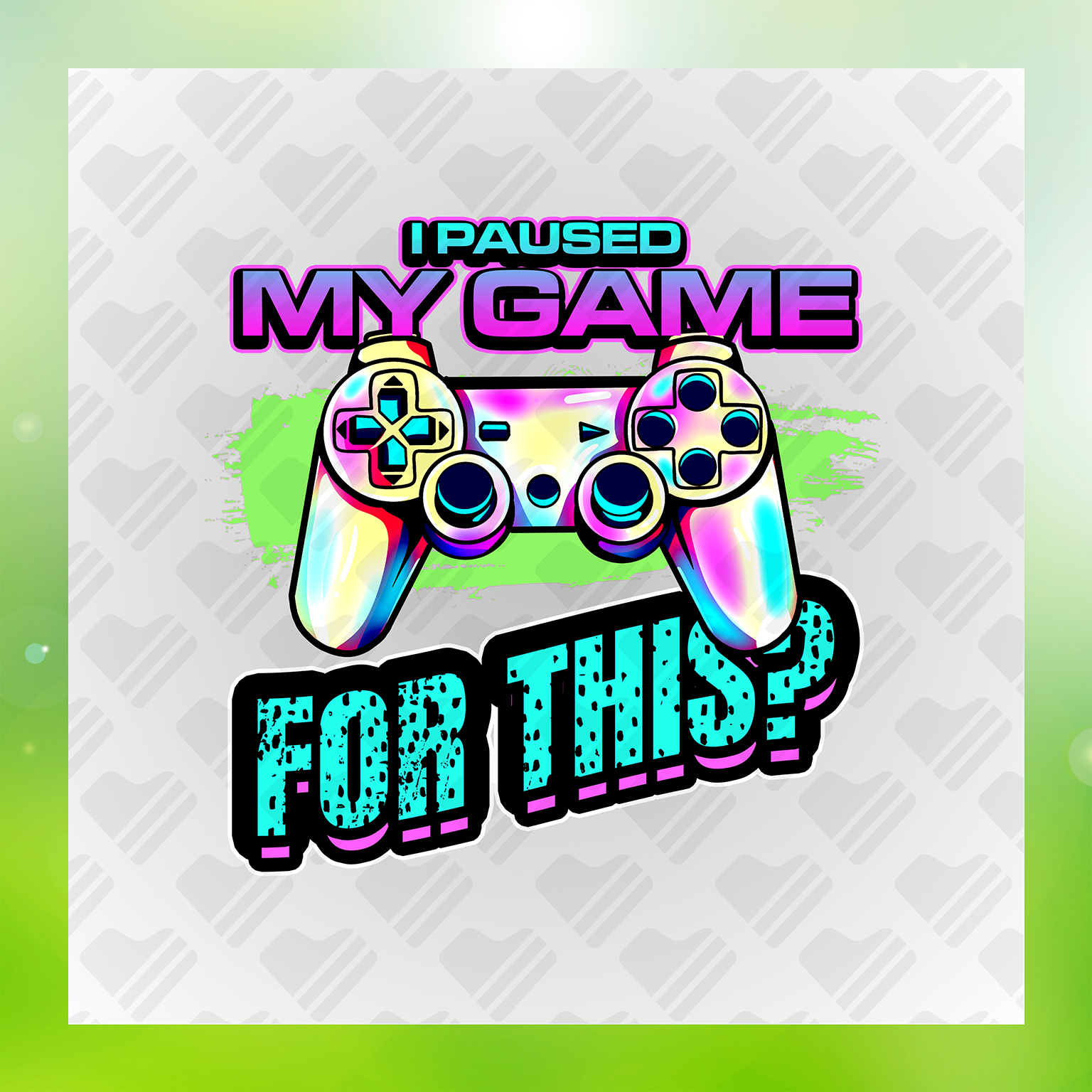 Holographic Neon Highlights Transfer