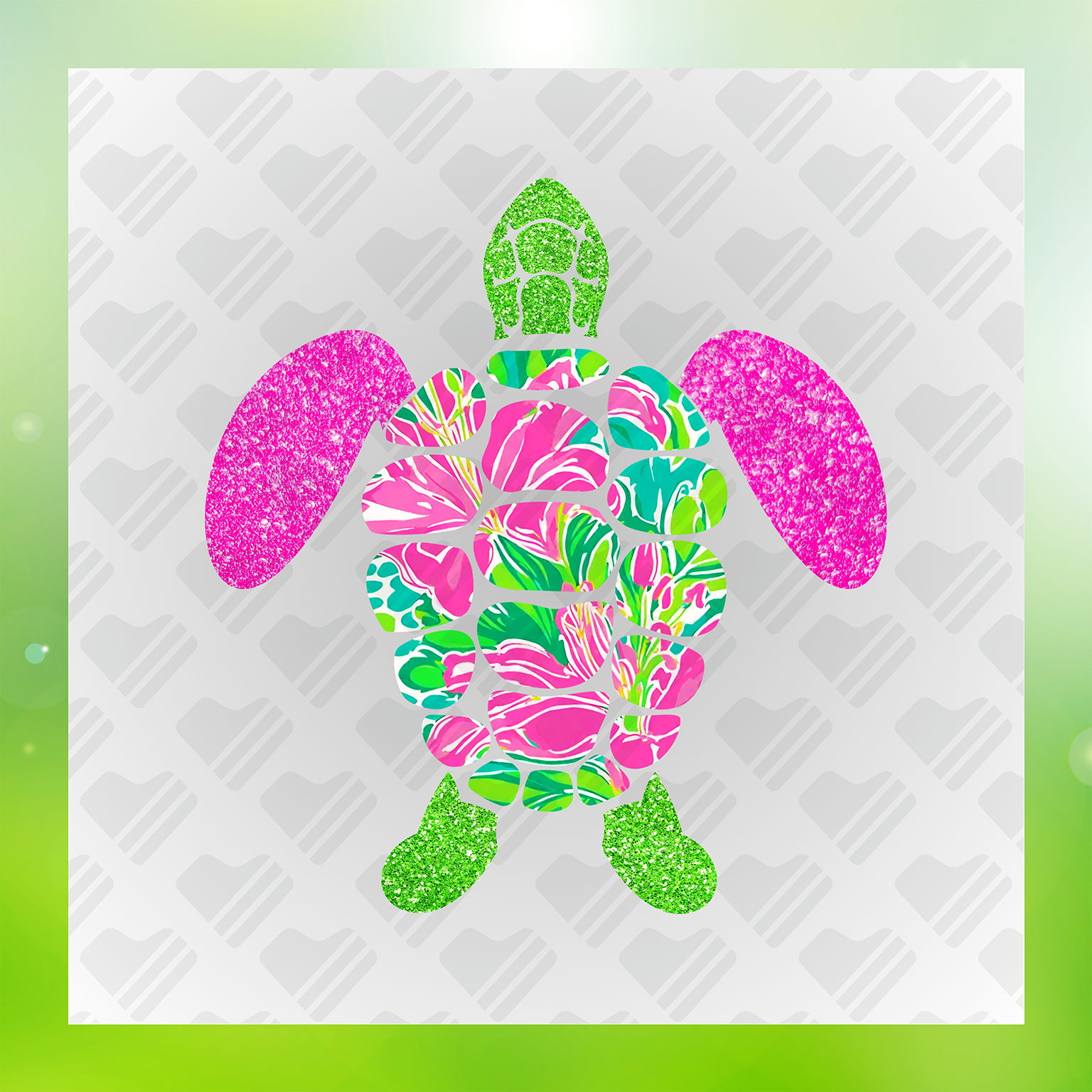 Colorful Sea Turtle Transfer