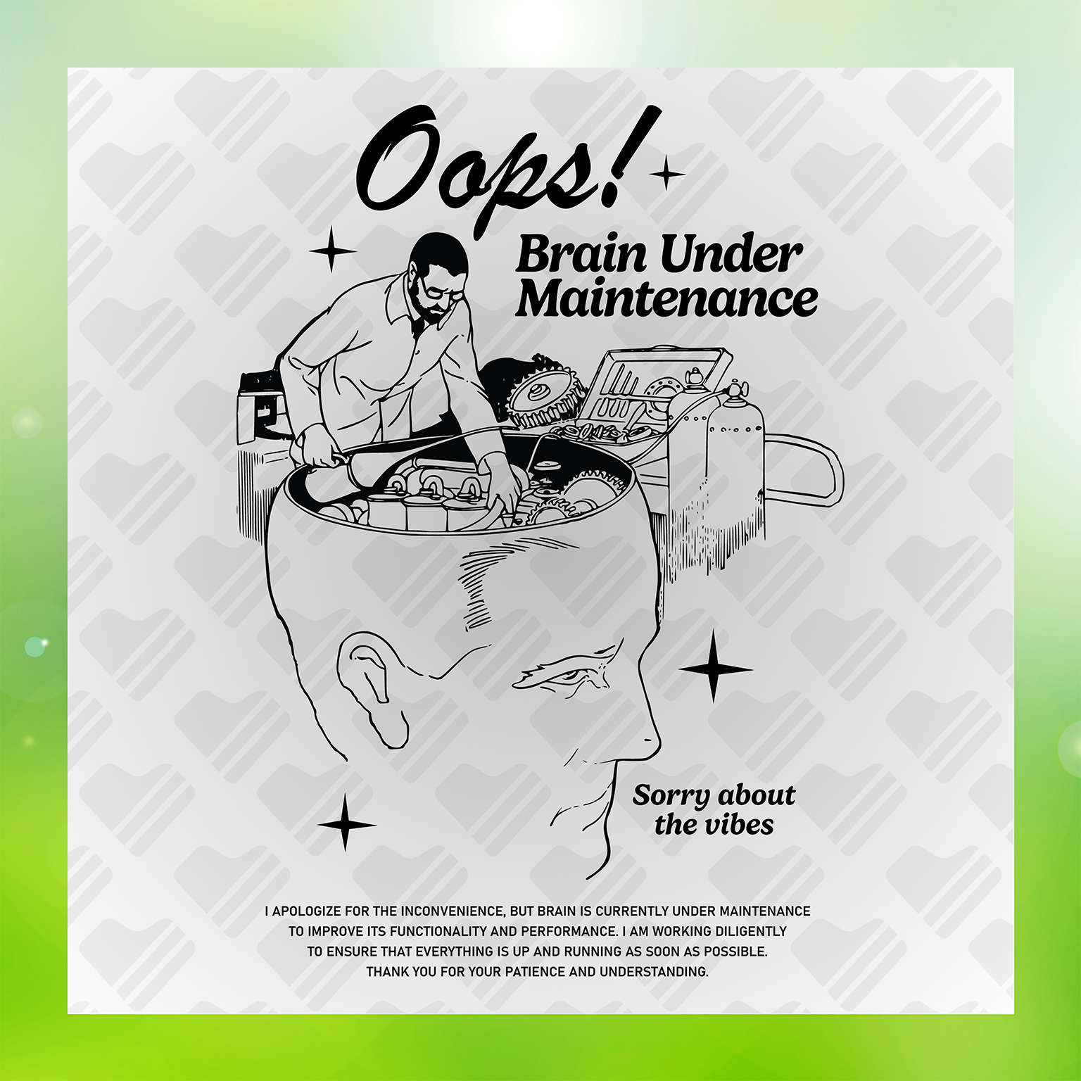 Oops Brain Under Maintenance Transfer