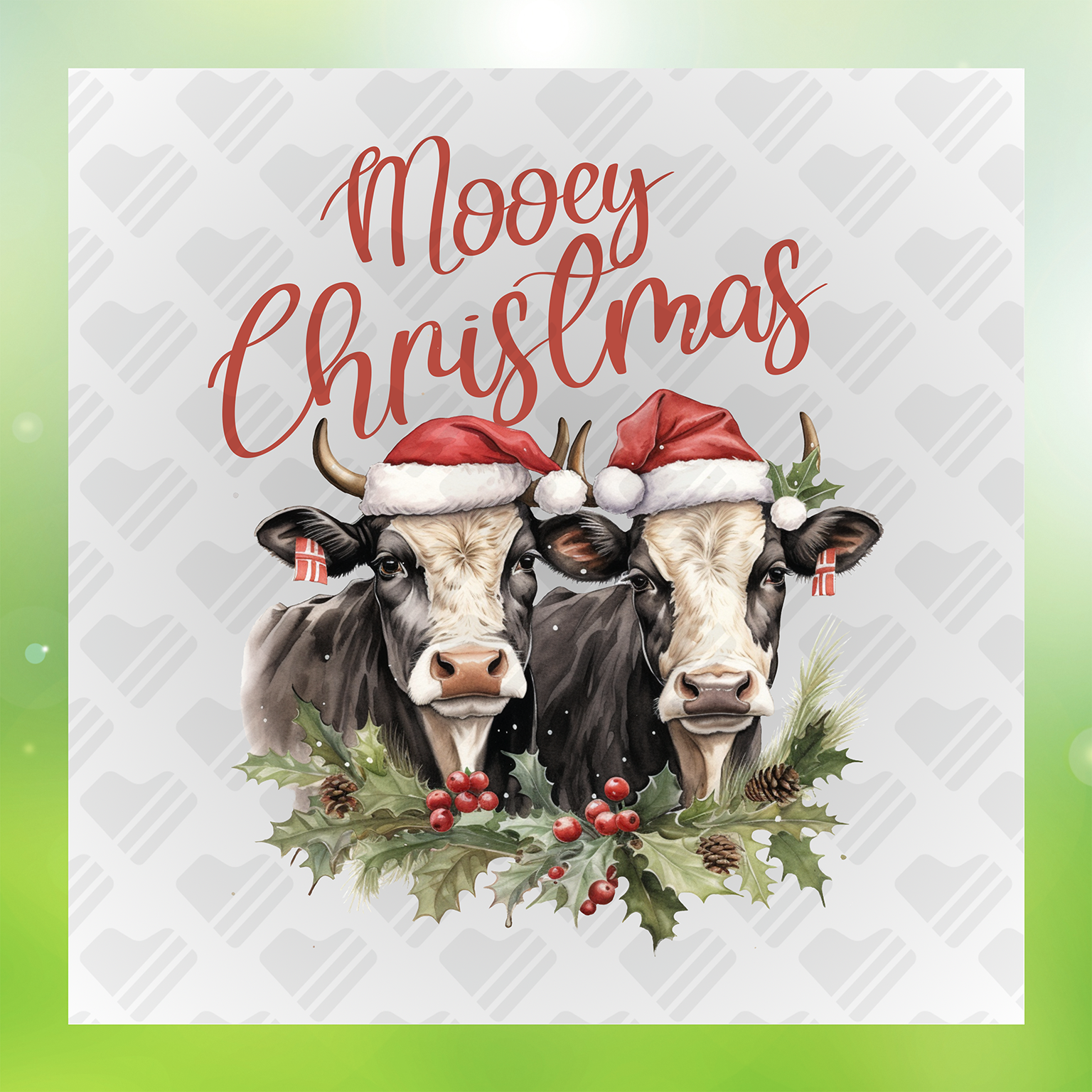 Mooey Christmas Transfer