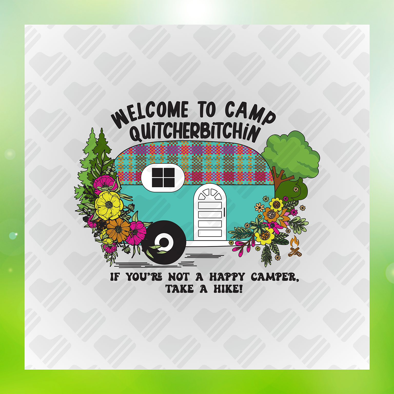 Welcome To Camp Quitcherbitchin Adventure Time Transfer