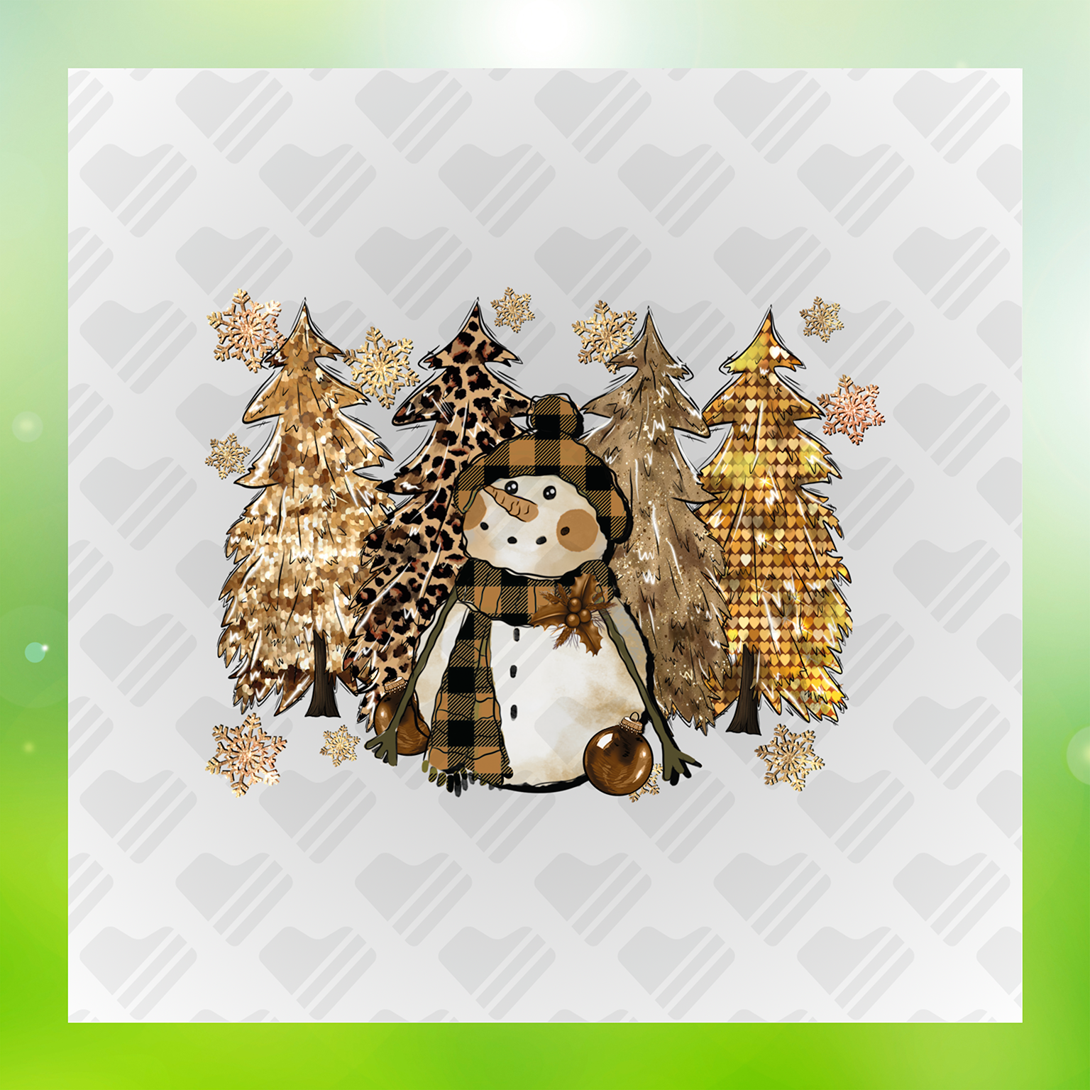Frosty Snowman Transfer
