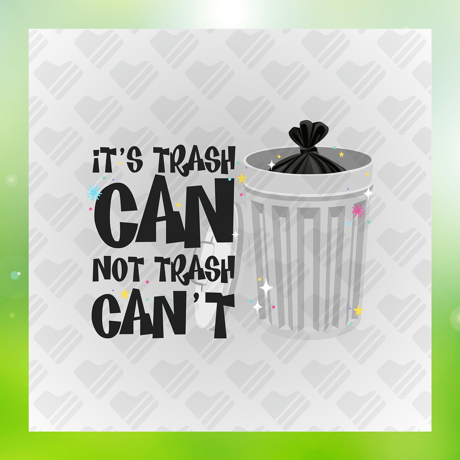 It's Trash Can Not Trash Can't Transfer