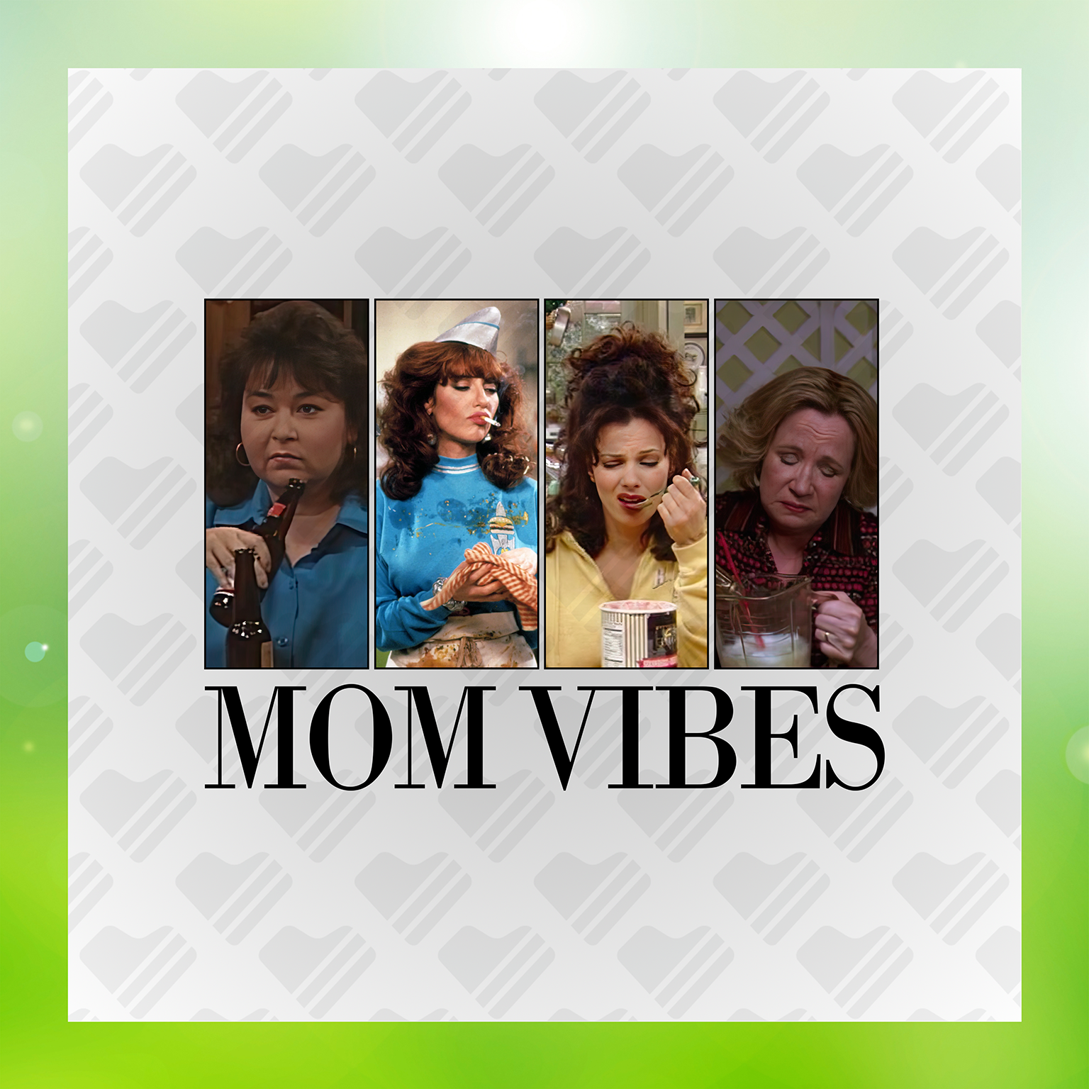 Funny Faces, Mom Vibes Transfer