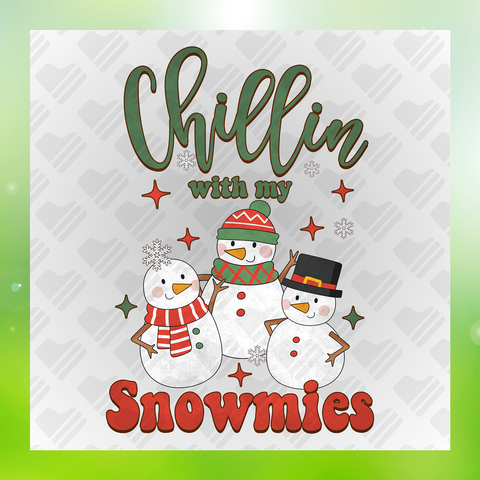 Chillin Snowmie Transfer