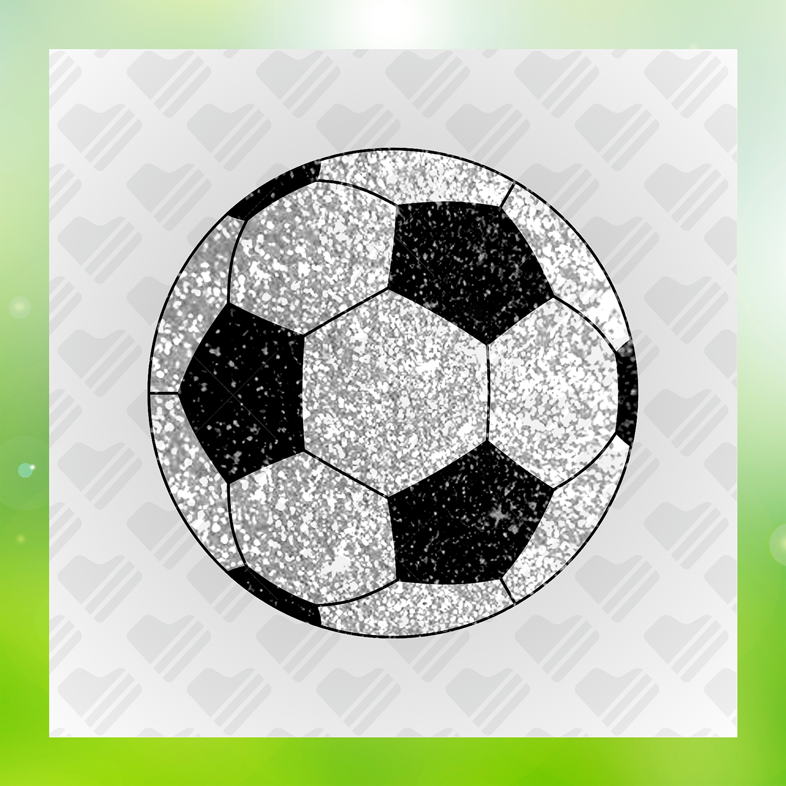 Sparkling Soccer Ball Transfer