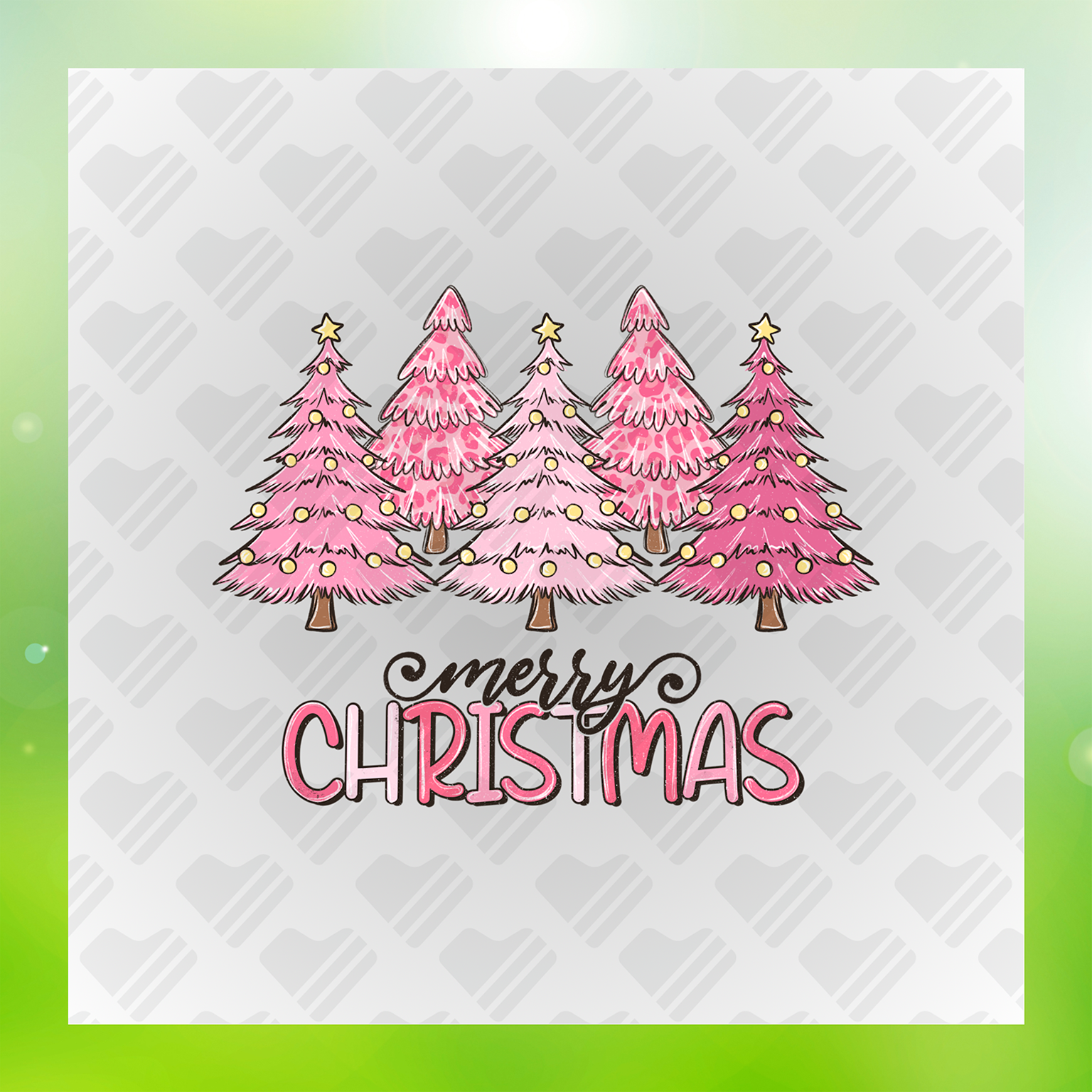 Xmas Merry Christmas Transfer