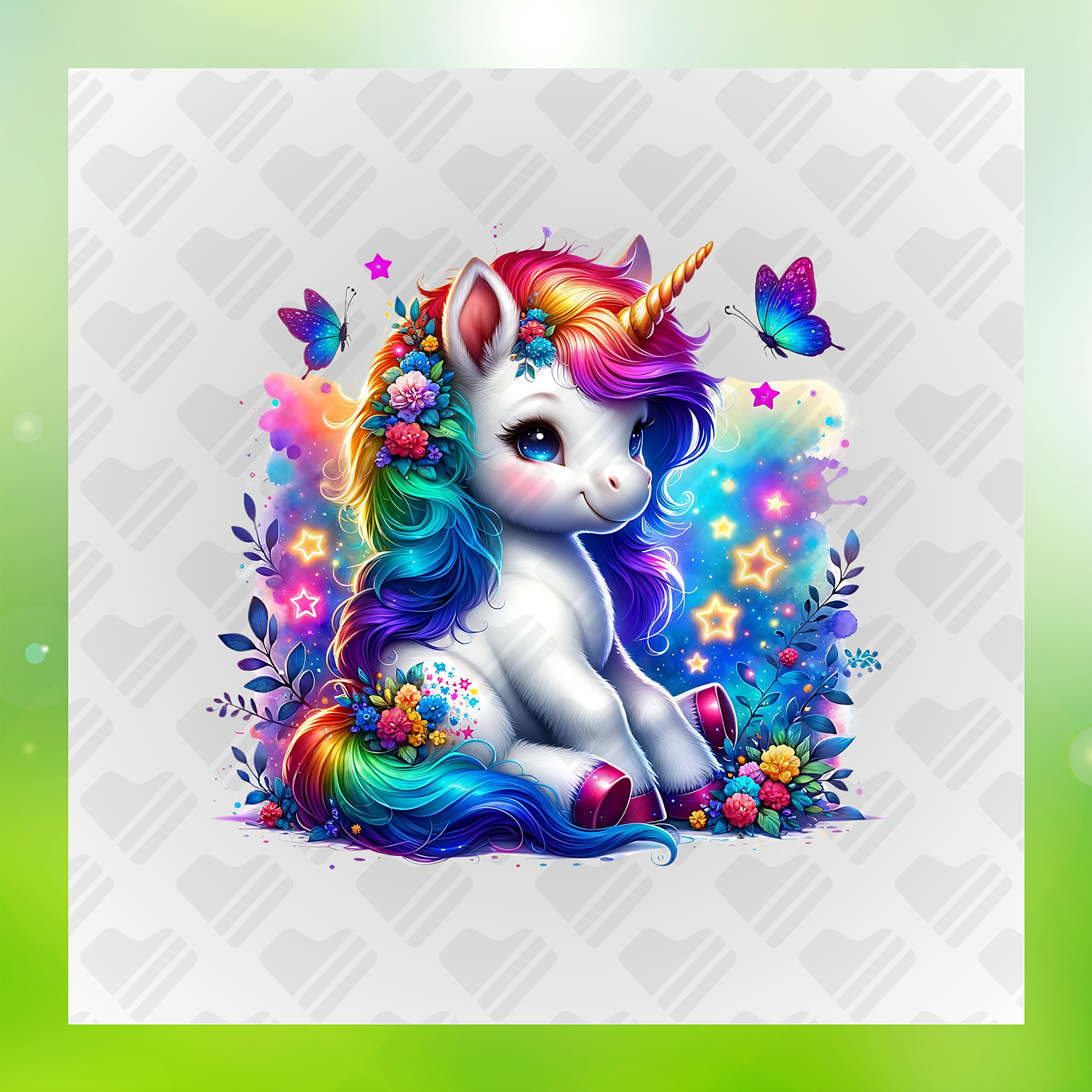 Blooming Unicorn Transfer