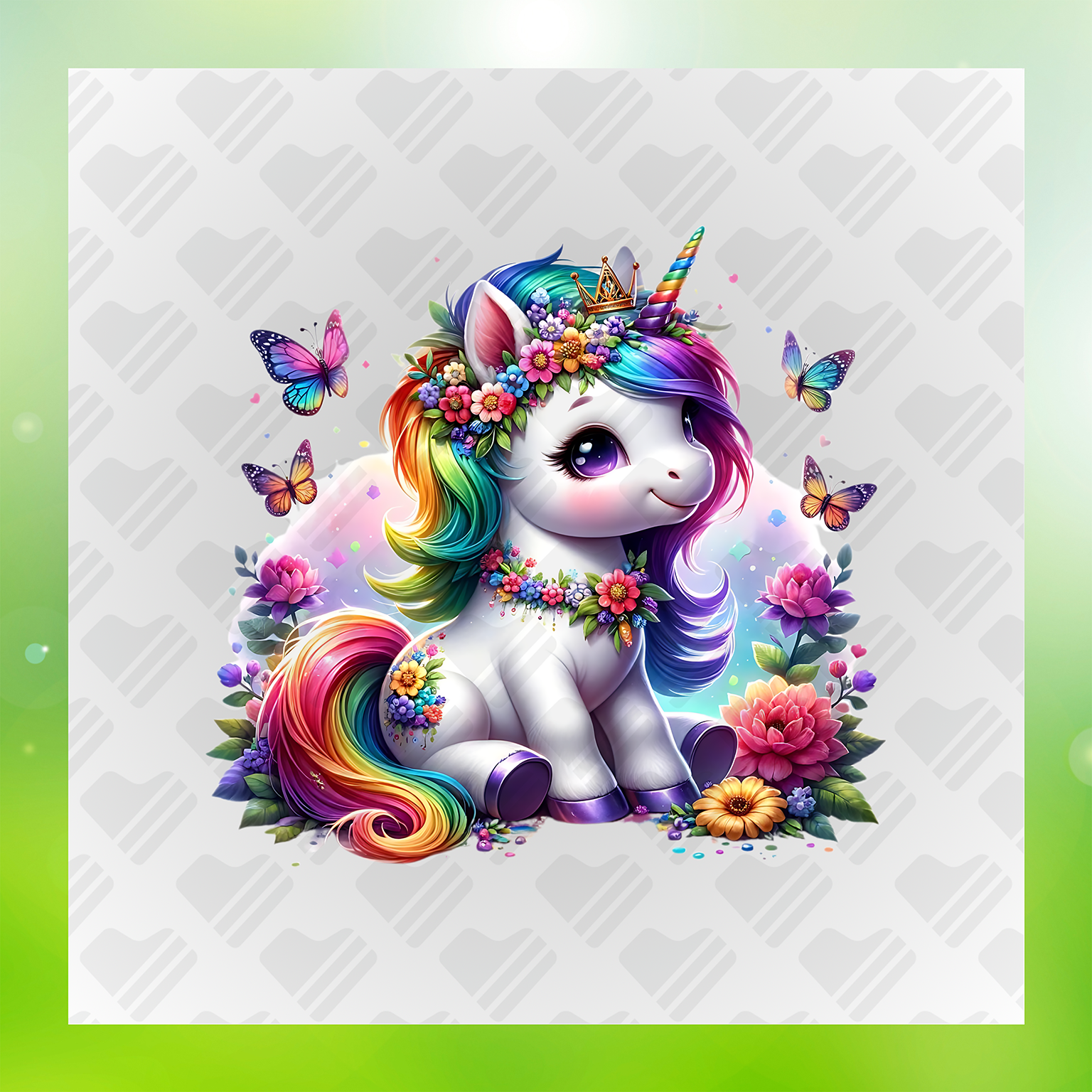 Unicorns Enchanted Grove Transfer