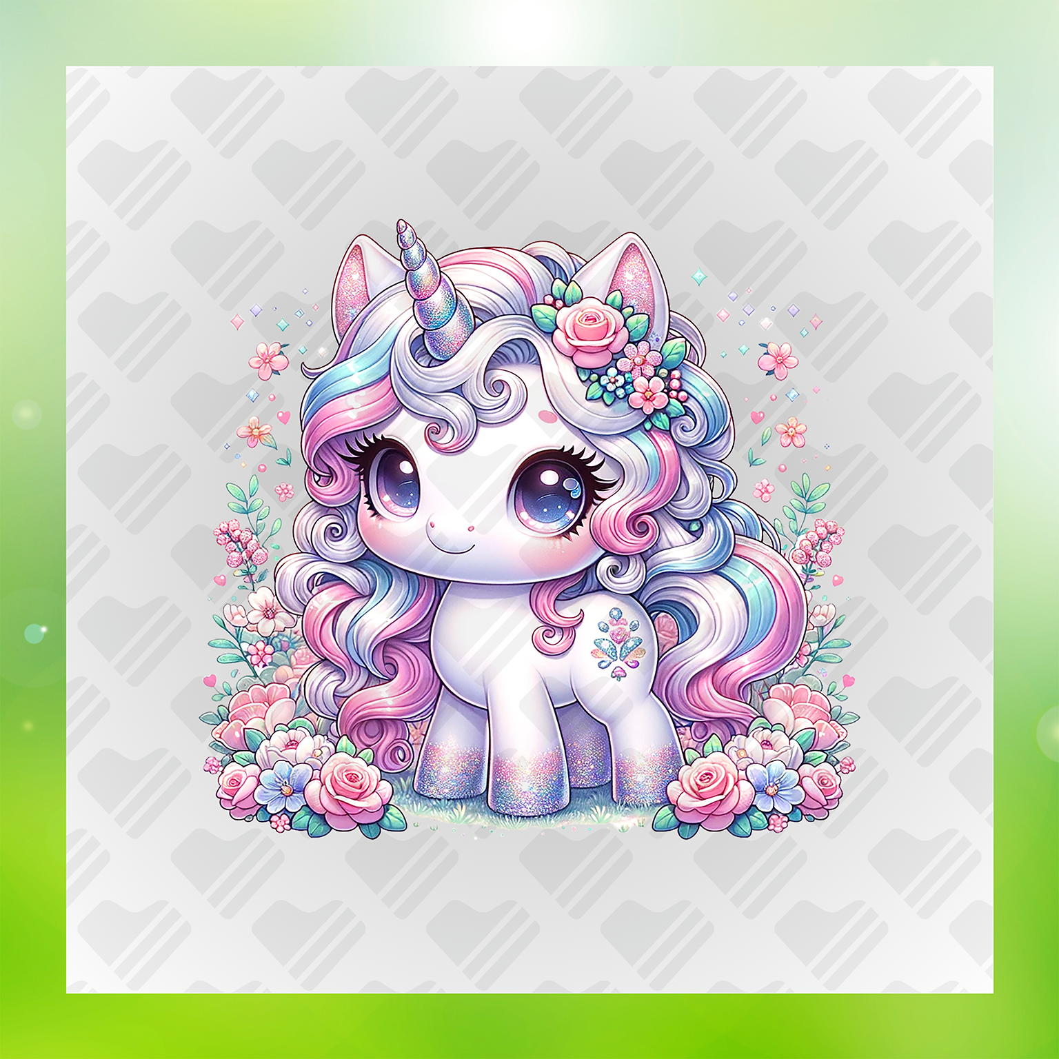 Unicorn Flower Power Transfer