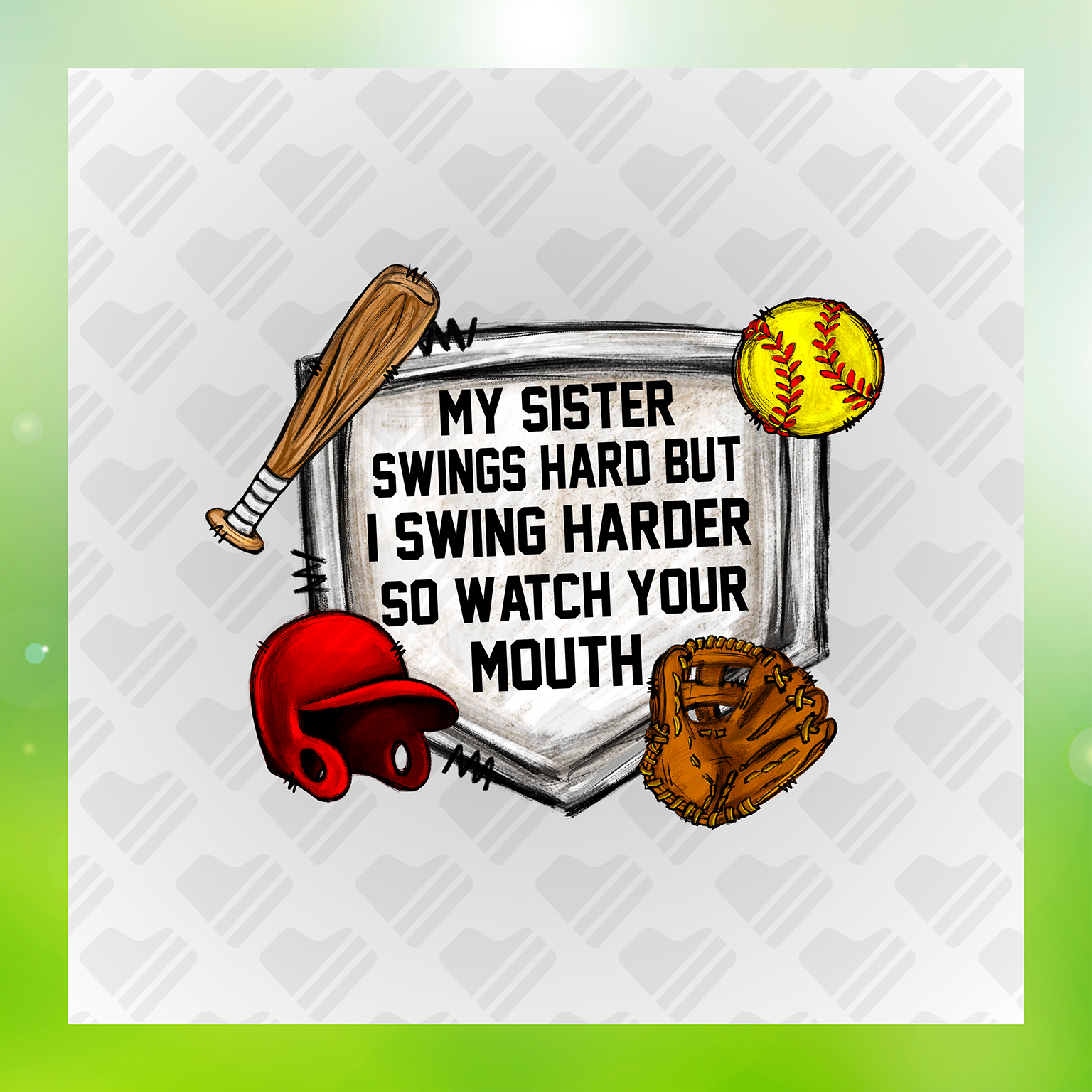 My Sister Swings Hard But I Swing Harder Transfer