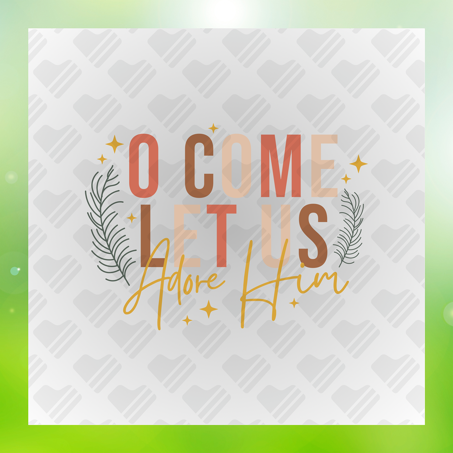O Come Let Us Adore Him Transfer