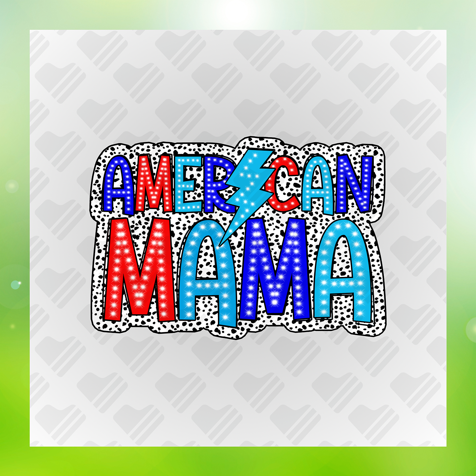 Sparkling American Mama Transfer