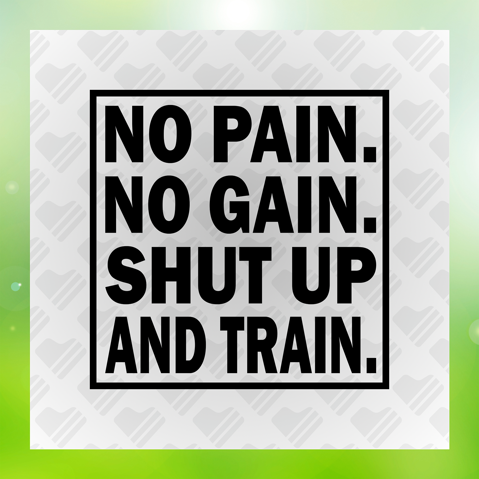 Shut Up And Train Transfer