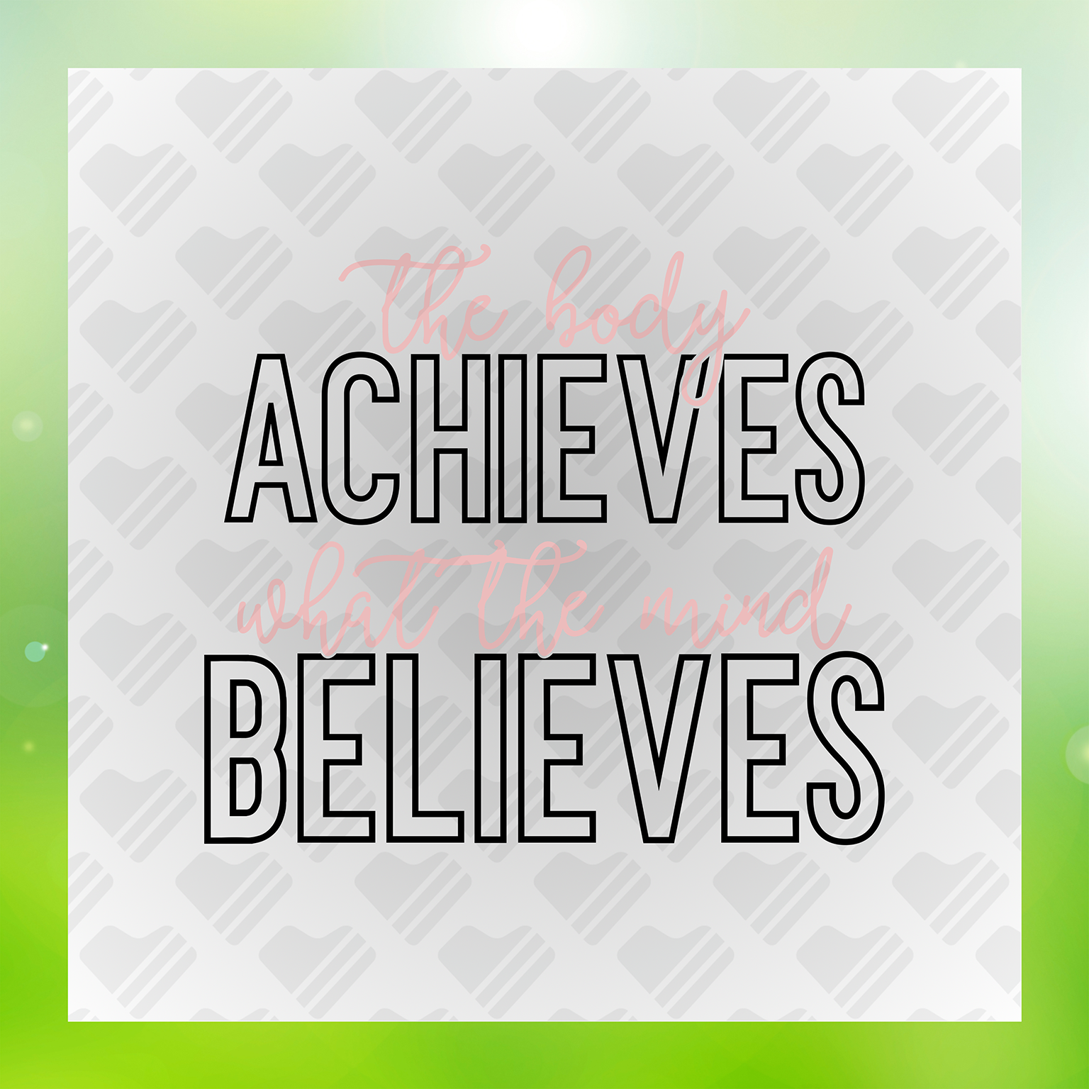 The Body Achieves What The Mind Believes Transfer