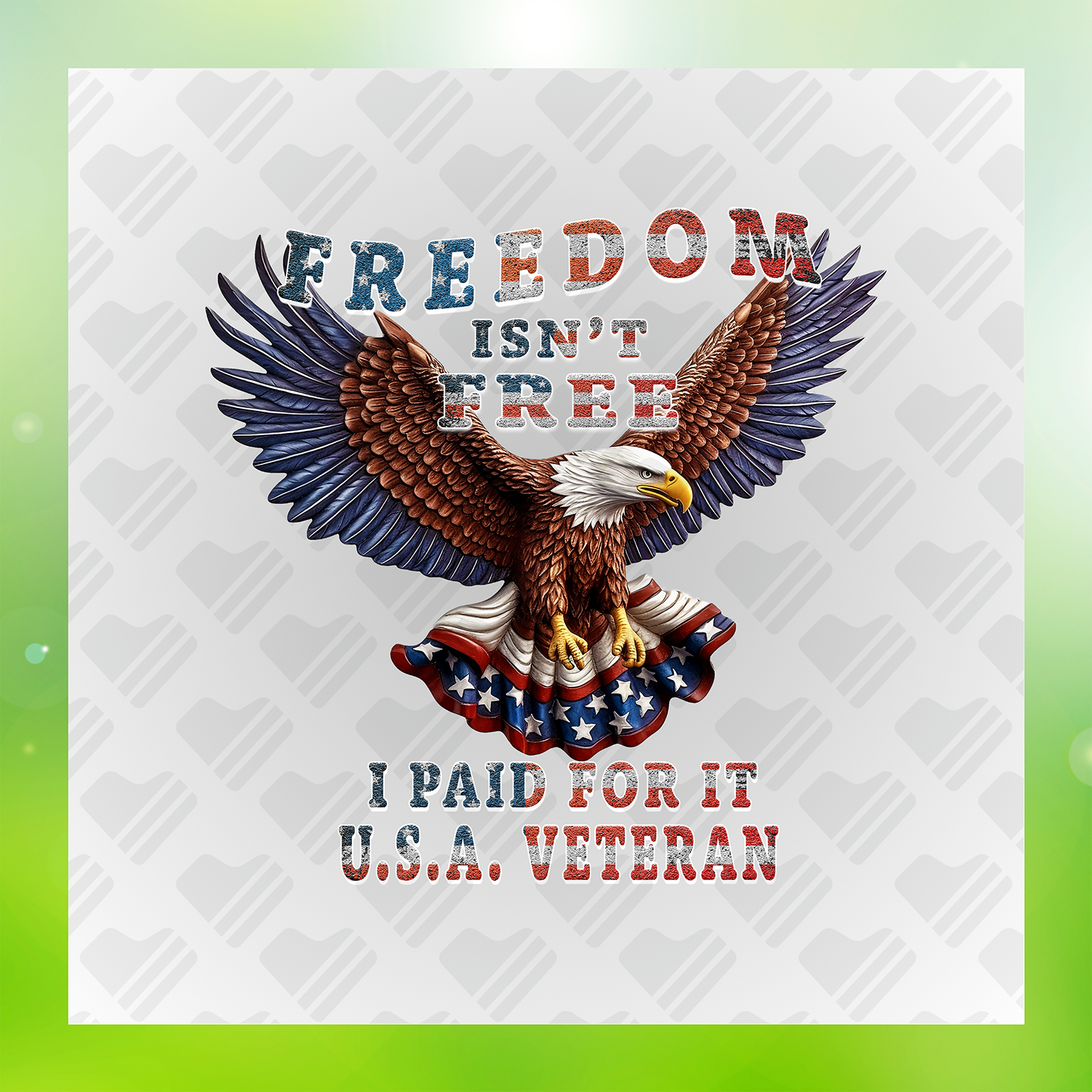 Freedom Isnt Free, I Paid For It Transfer