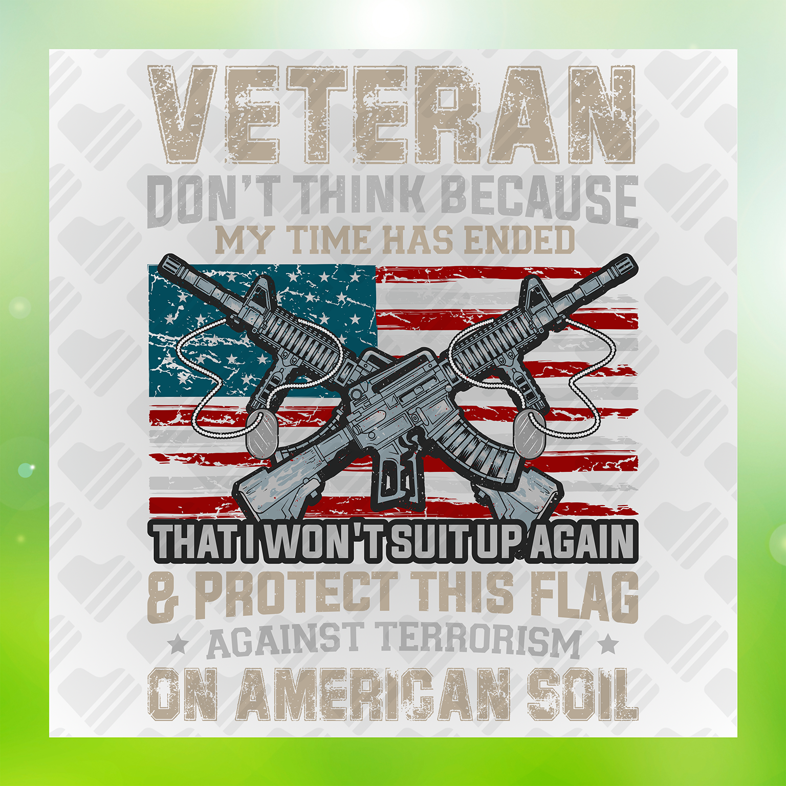 Veteran Protect This Flag Transfer