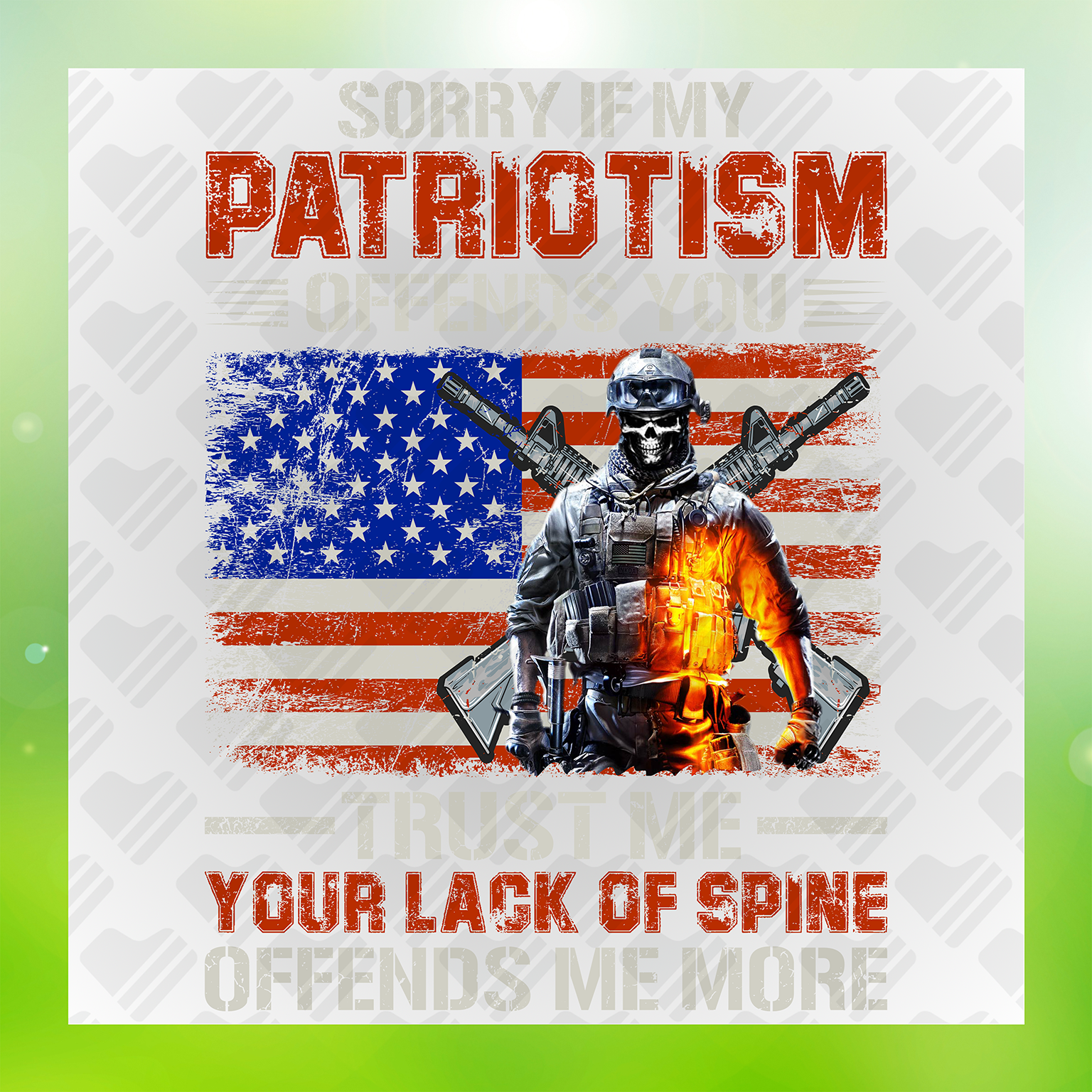 Sorry If My Patriotism Offends You Transfer