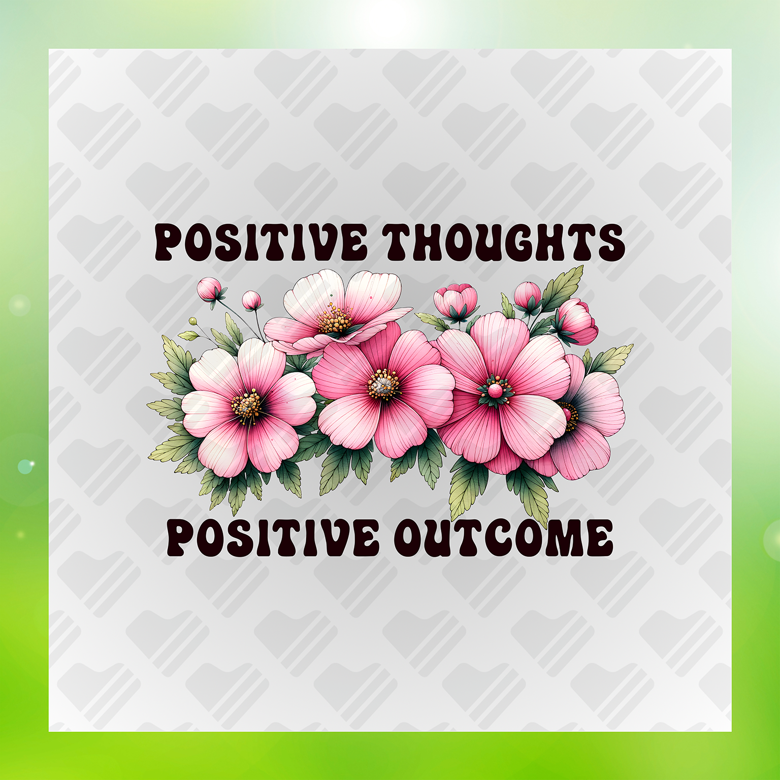 Positive Thoughts Positive Outcome Transfer