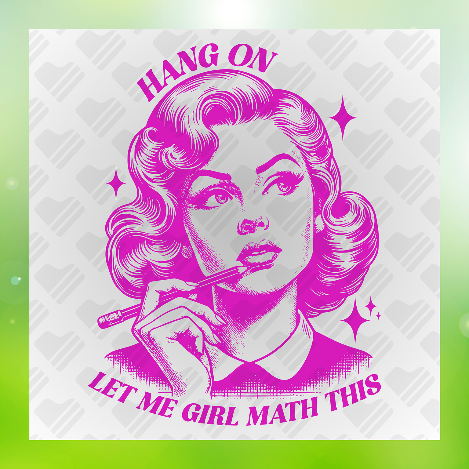 Hang On Let Me Girl Math This Transfer