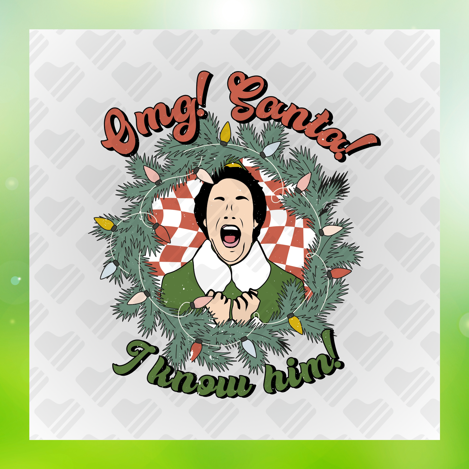 Omg Santa I Know Him Version.2 Transfer