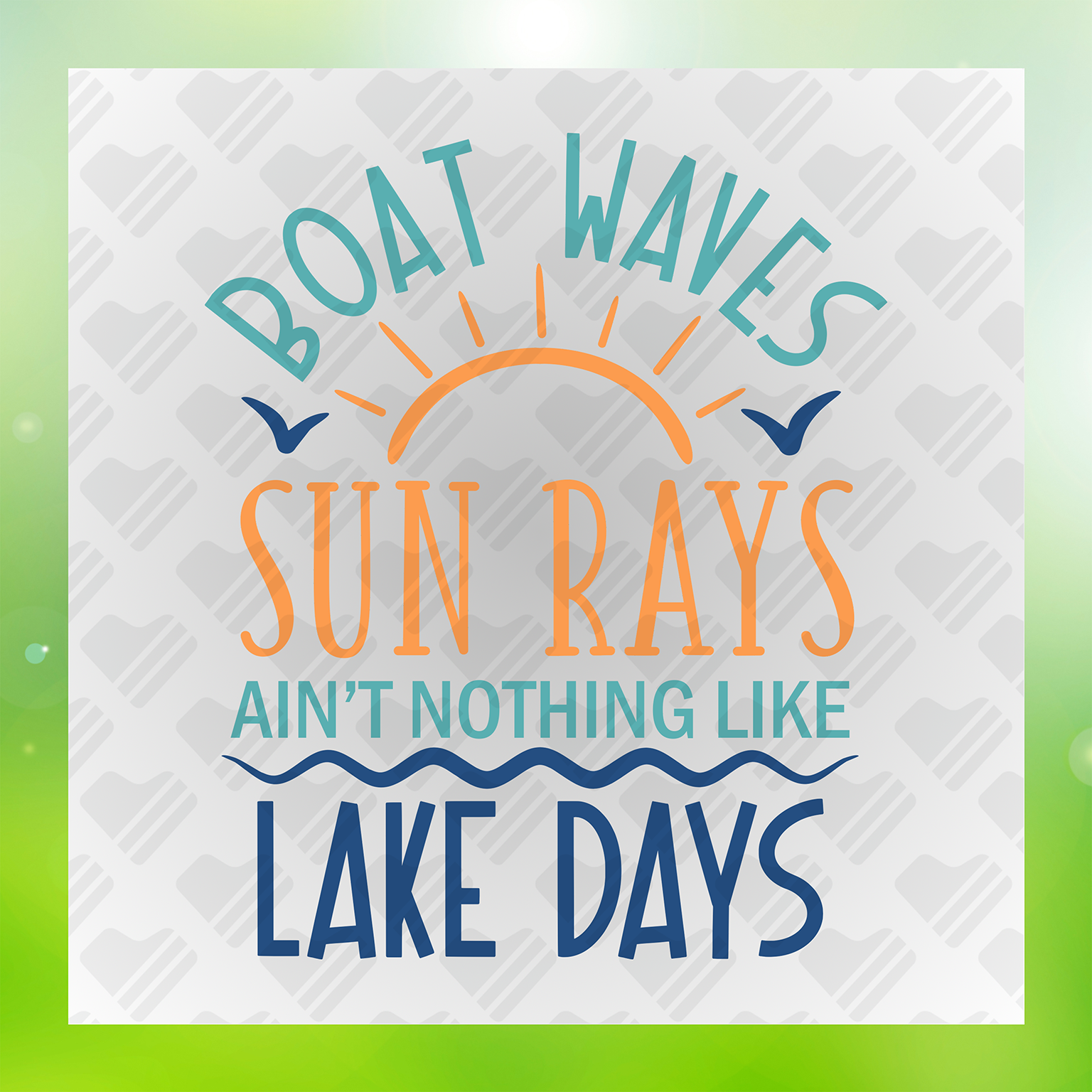 Aint Nothing Like Lake Days Transfer