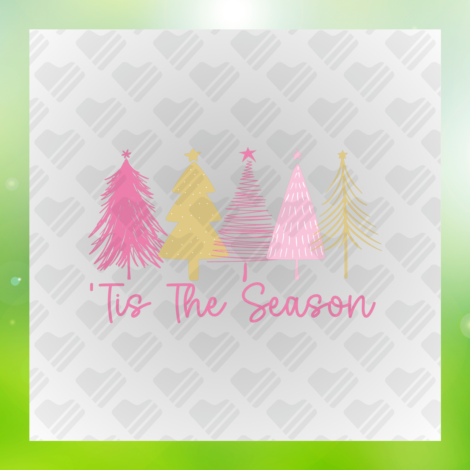 Tis The Season Colorful Transfer