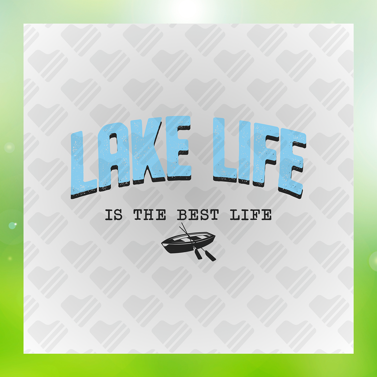 Bayou Lake Life Is The Best Life Transfer