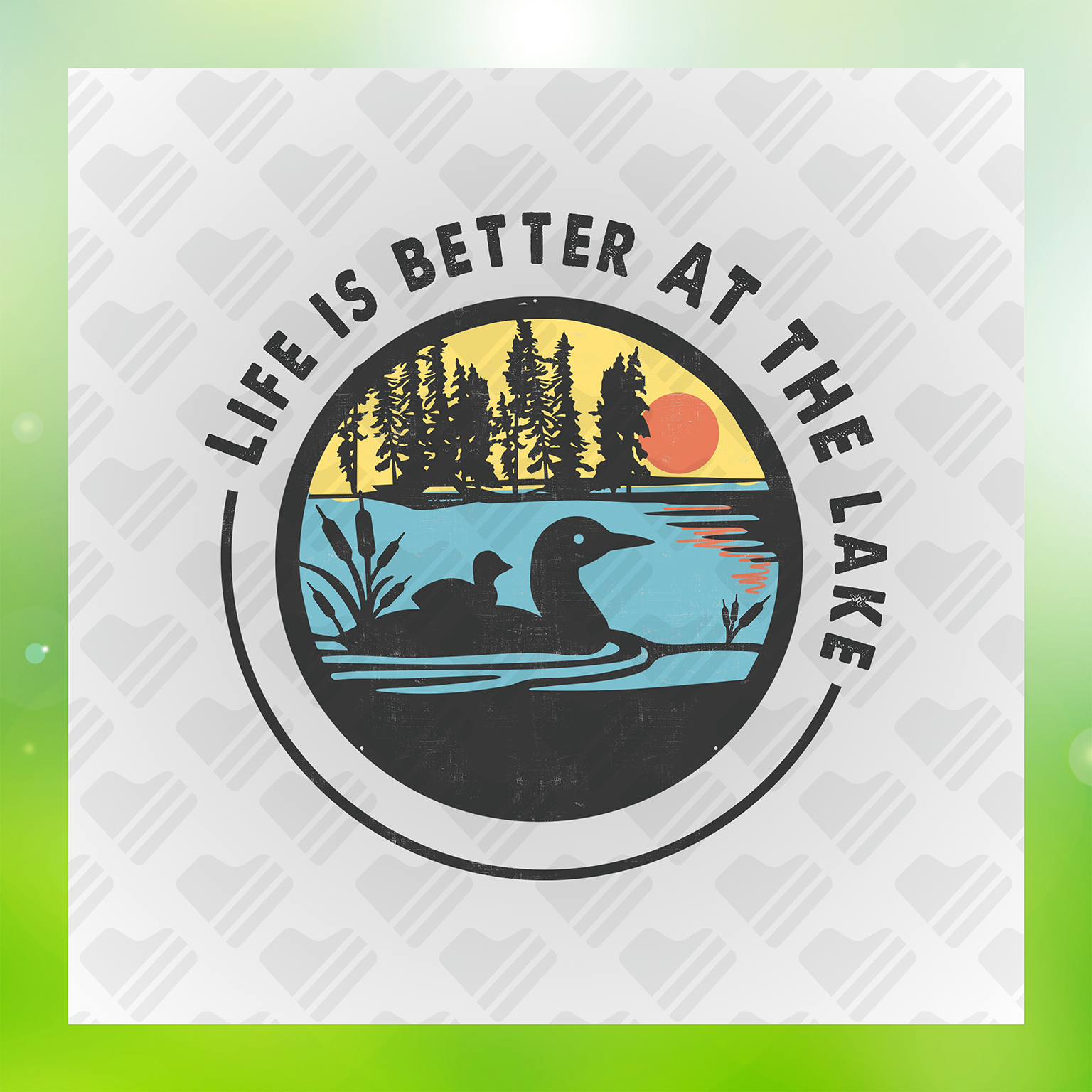 Lake Life Is Better At The Lake Transfer