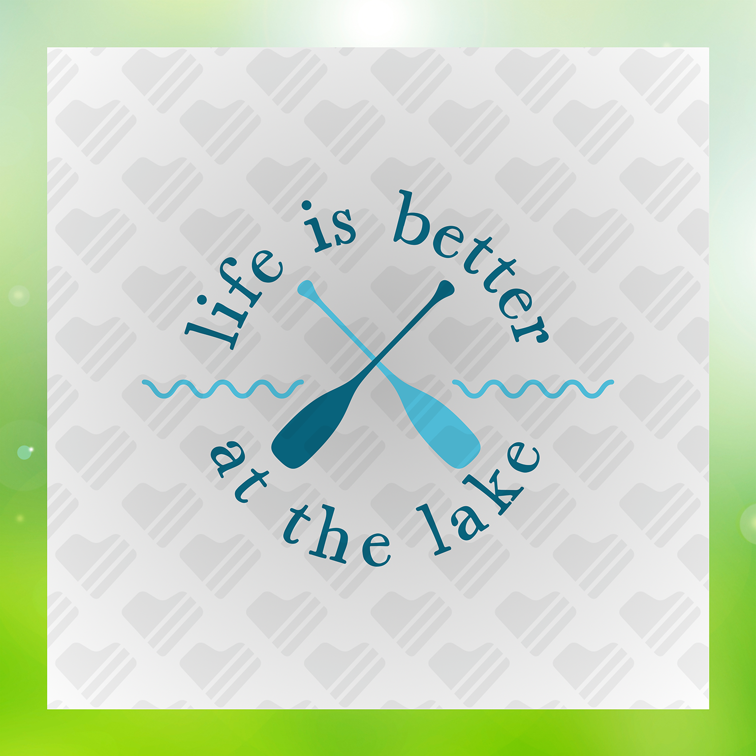 Life Is Better At The Lake Transfer