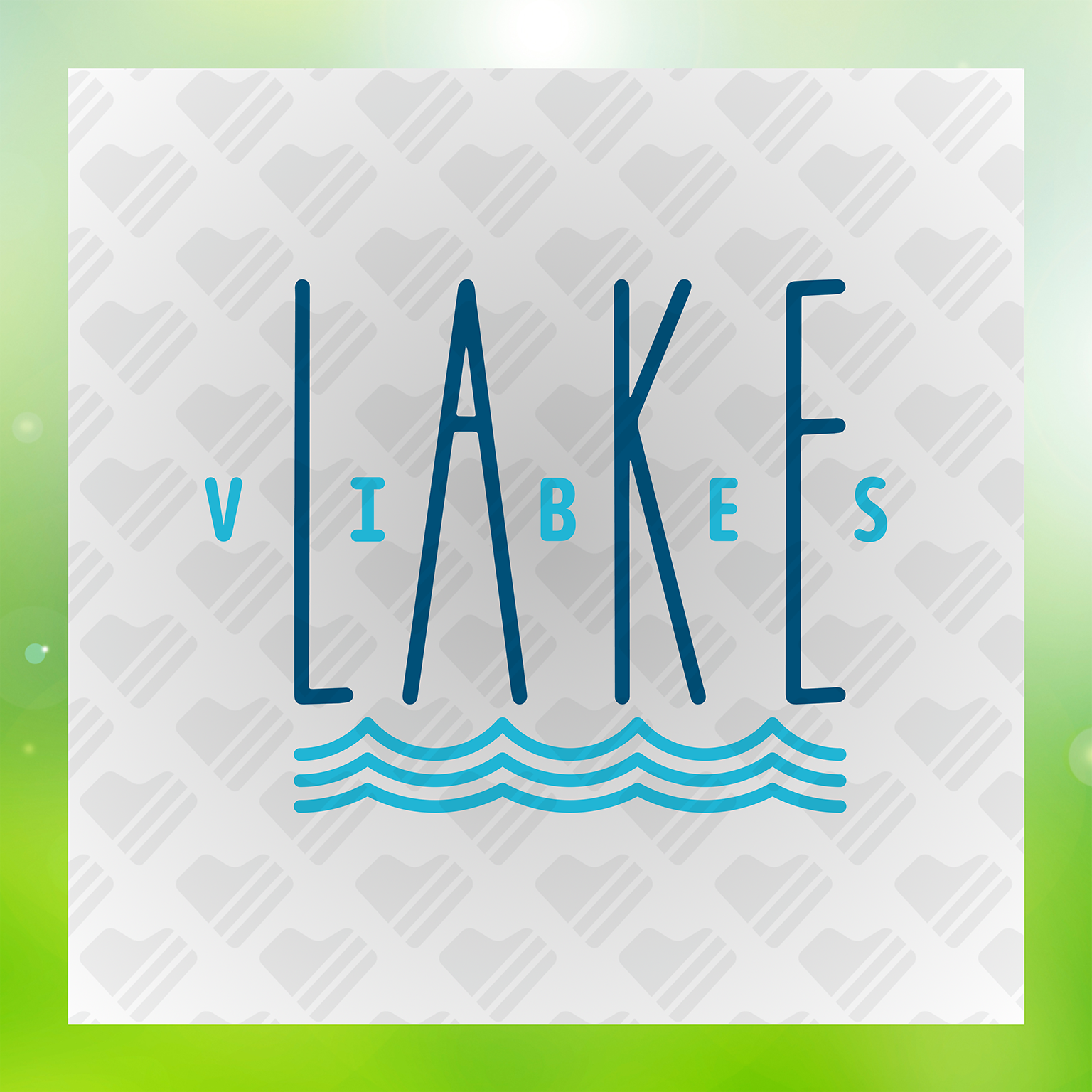 Lake Vibes Tranquil Scenes Transfer