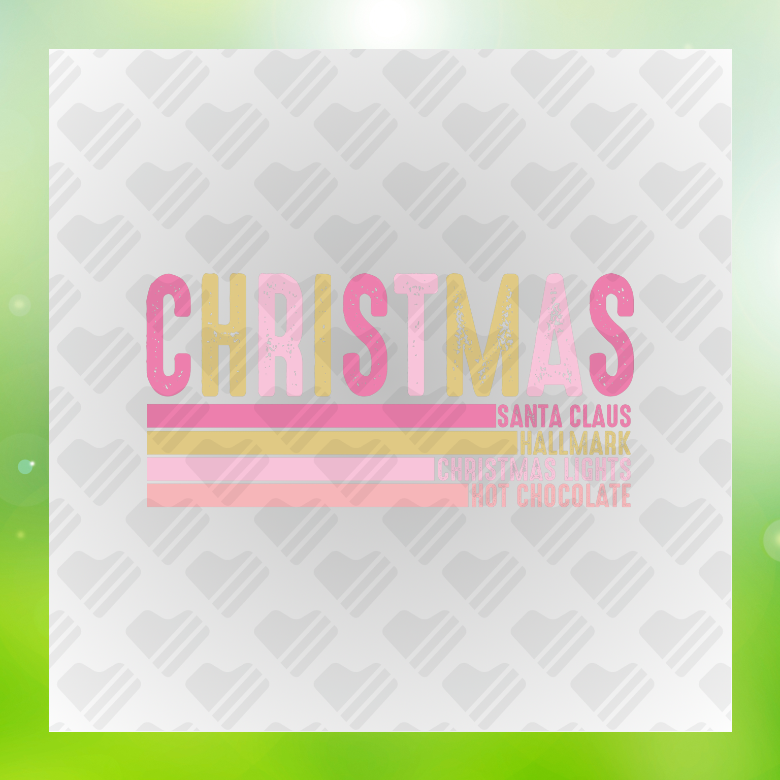CHRISTMAS Santa Claus Transfer