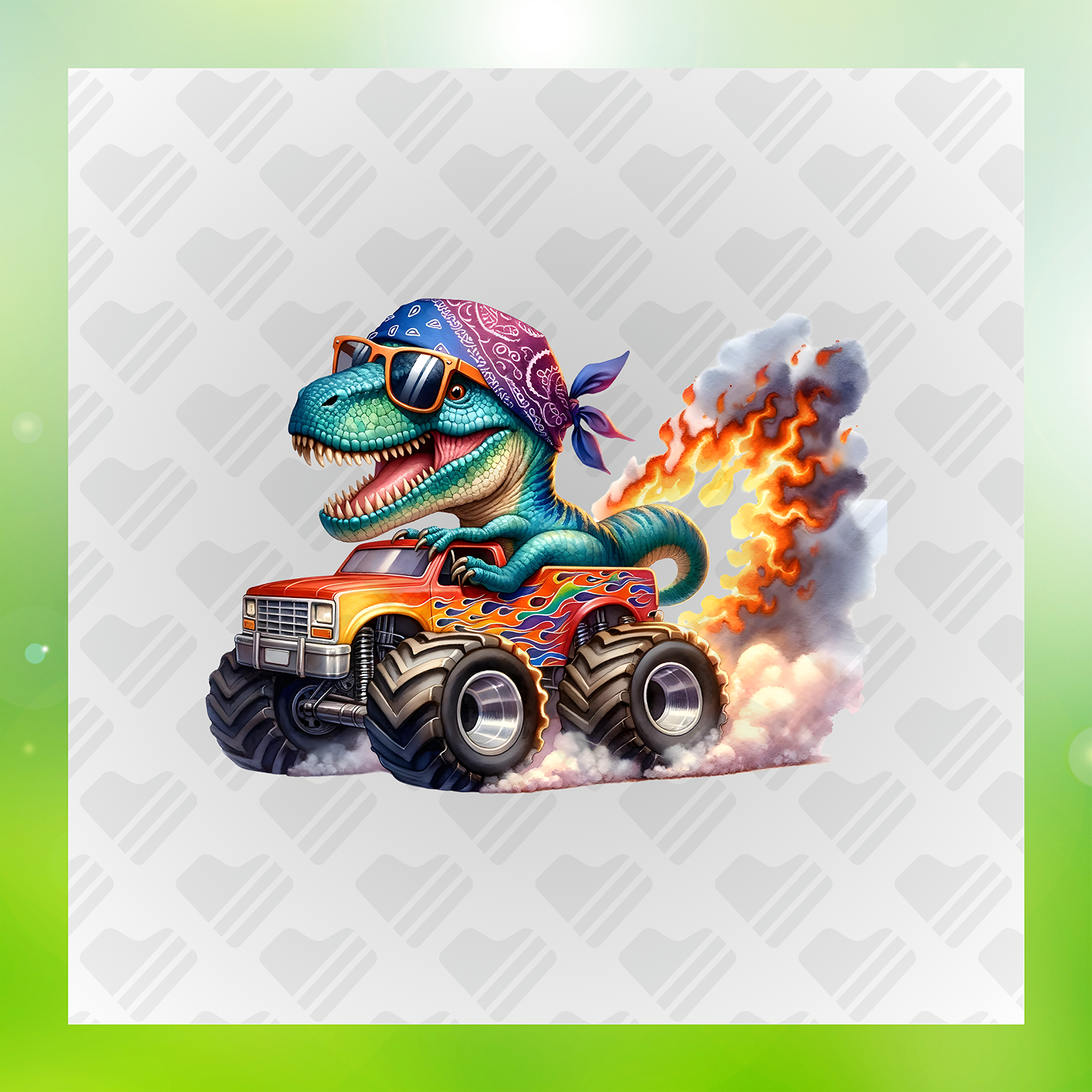Rebel T-Rex Road Warrior Transfer