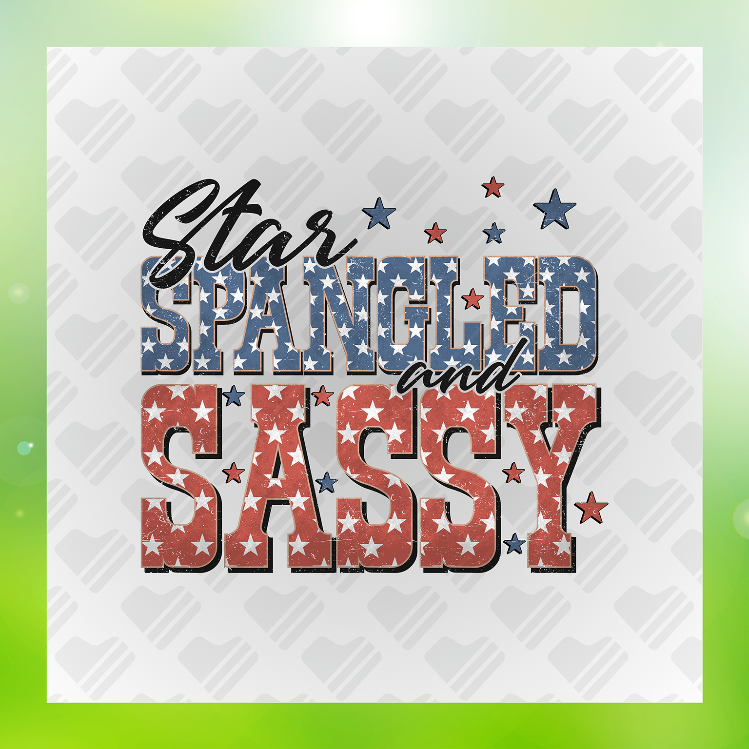 Star Spangled, Sassy Transfer