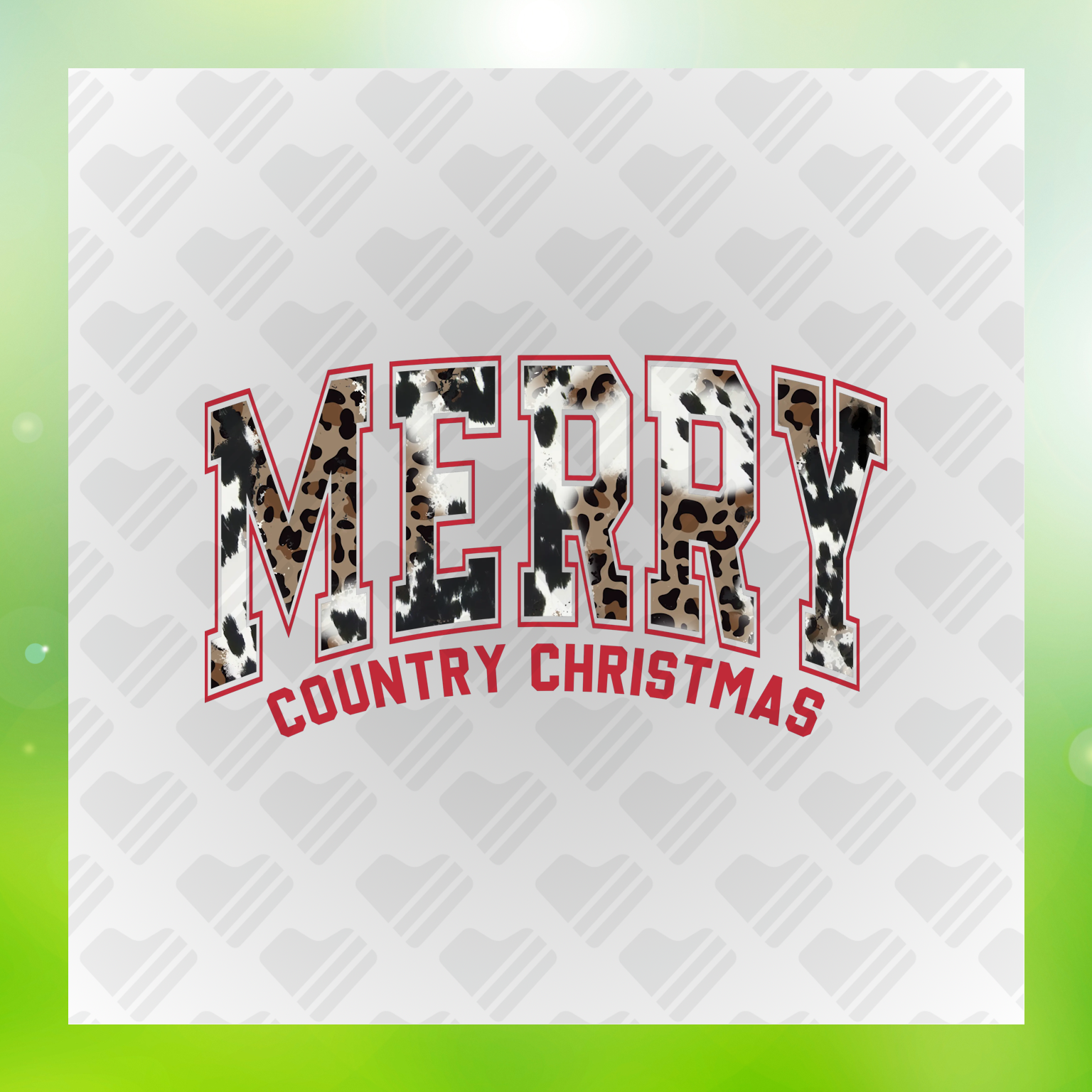 Merry Country Christmas Version.2 Transfer