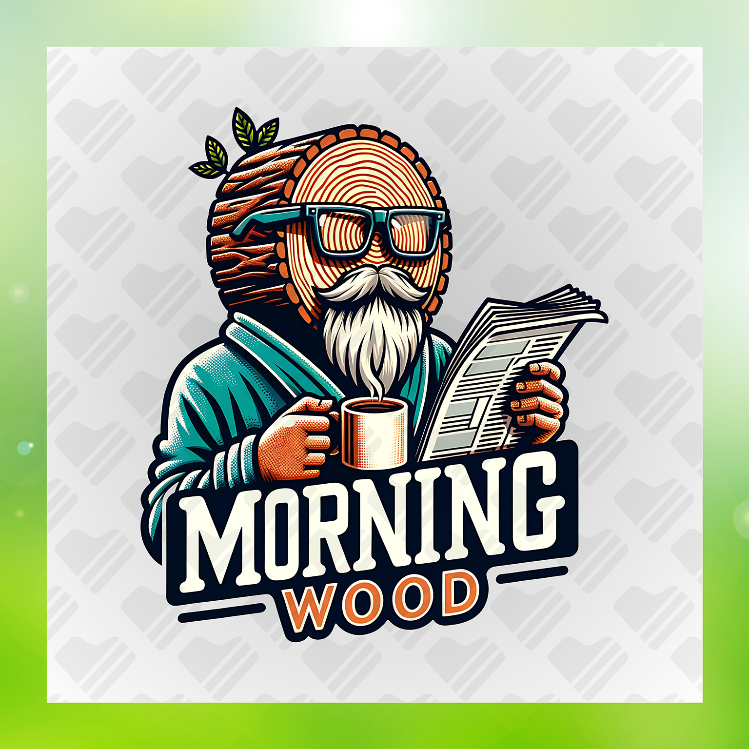 Coffee Lover, Morning Wood Transfer