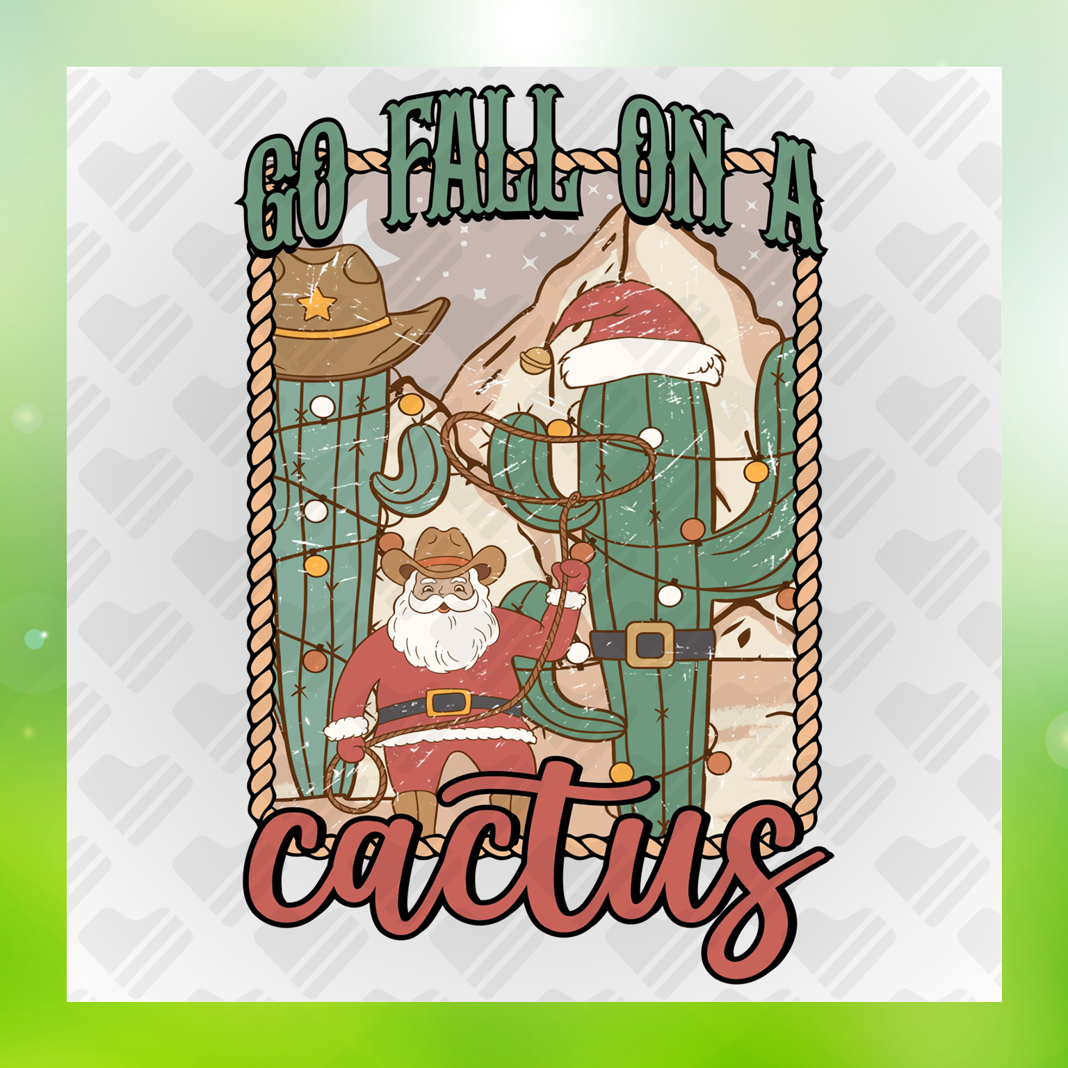Go Fall On A Cactus Transfer