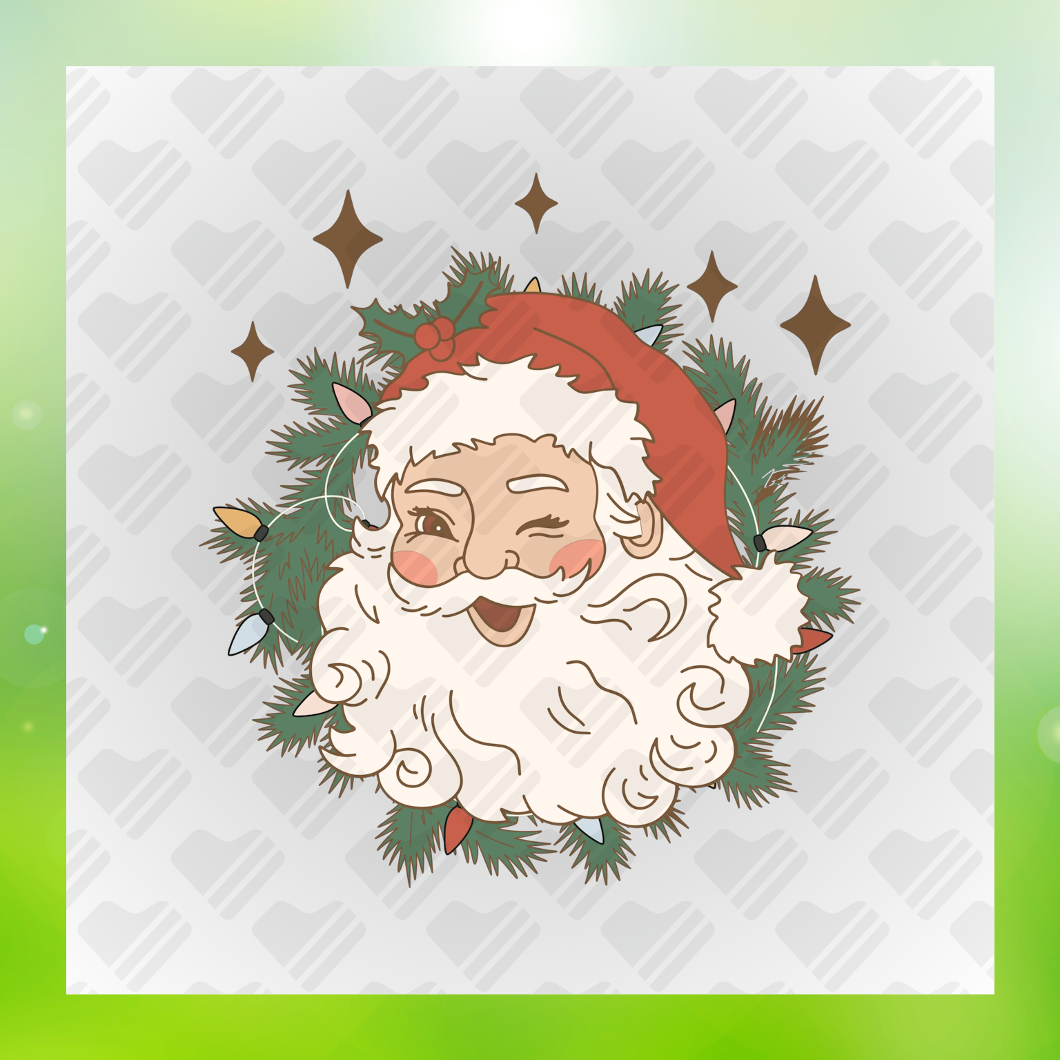 Xmas Time Santa Claus 2 Transfer