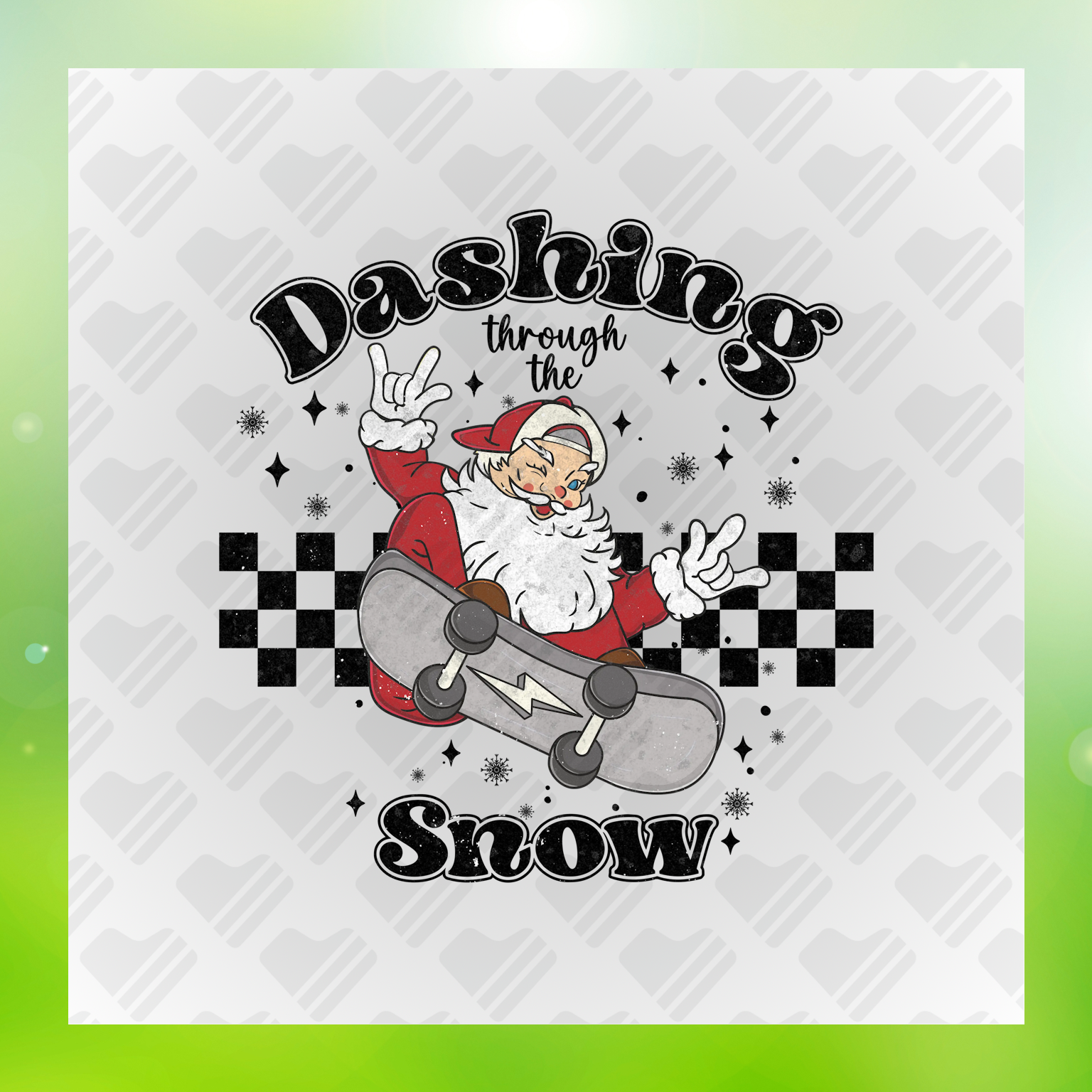 Dashing Through The Snow Transfer