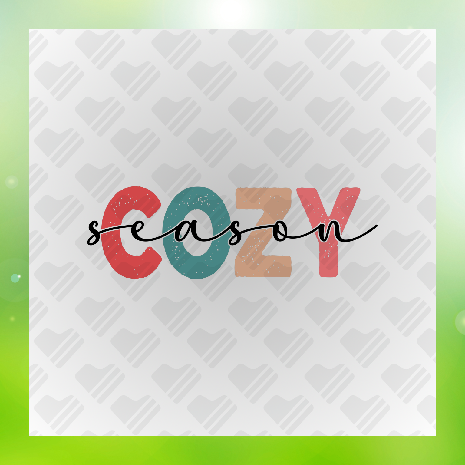 Cozy Season Design Transfer