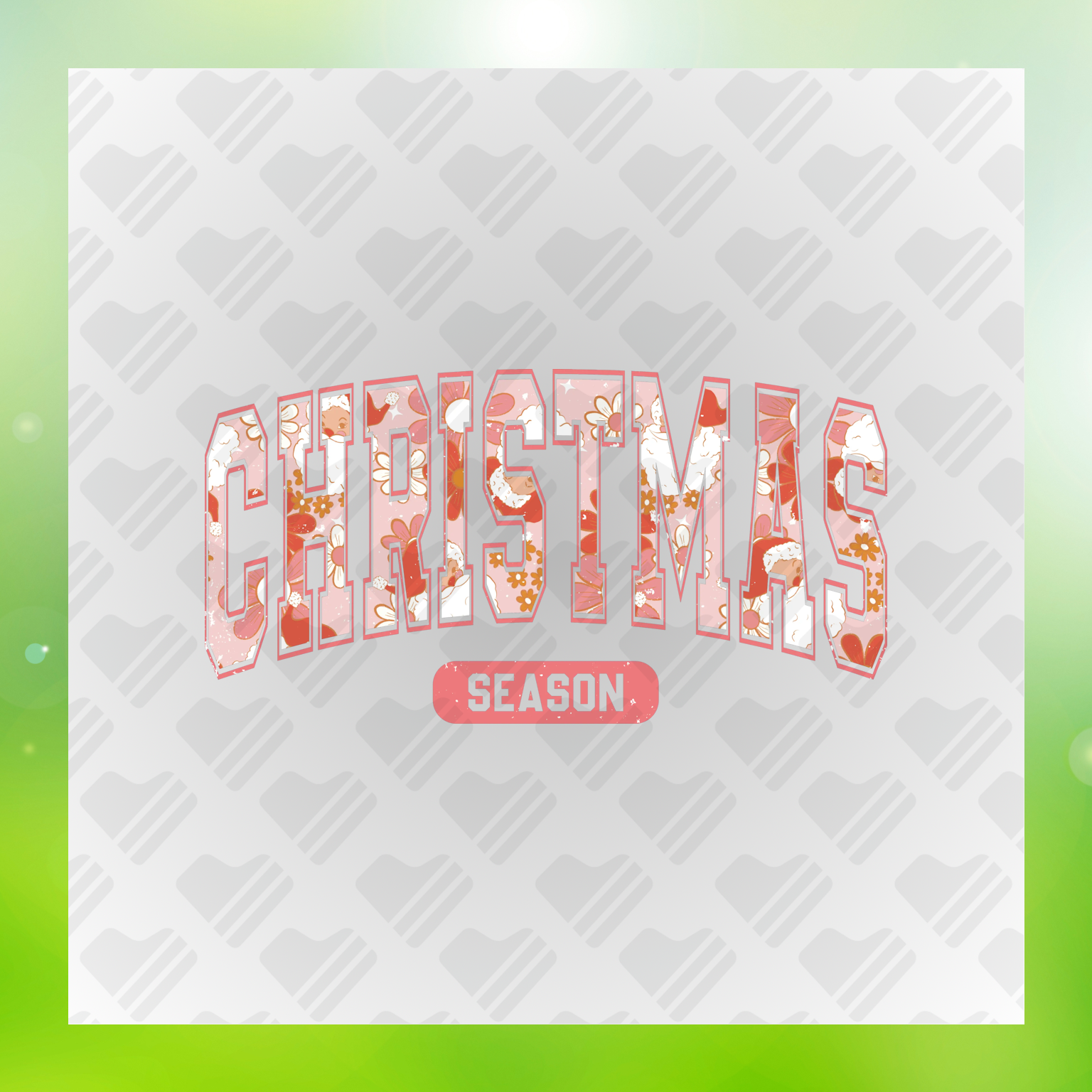 Christmas Season Design Transfer