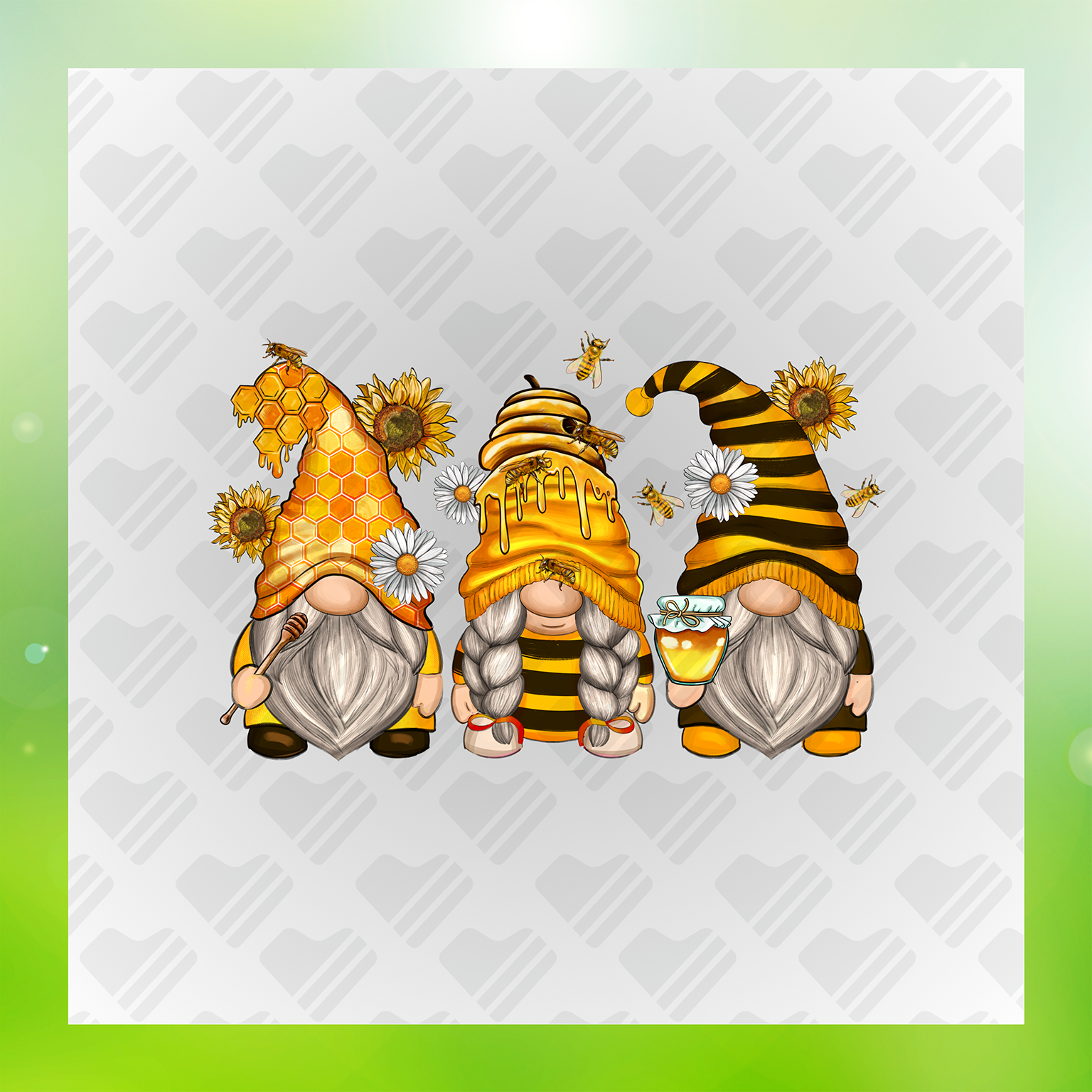 Honey Sweet Gnomes Transfer