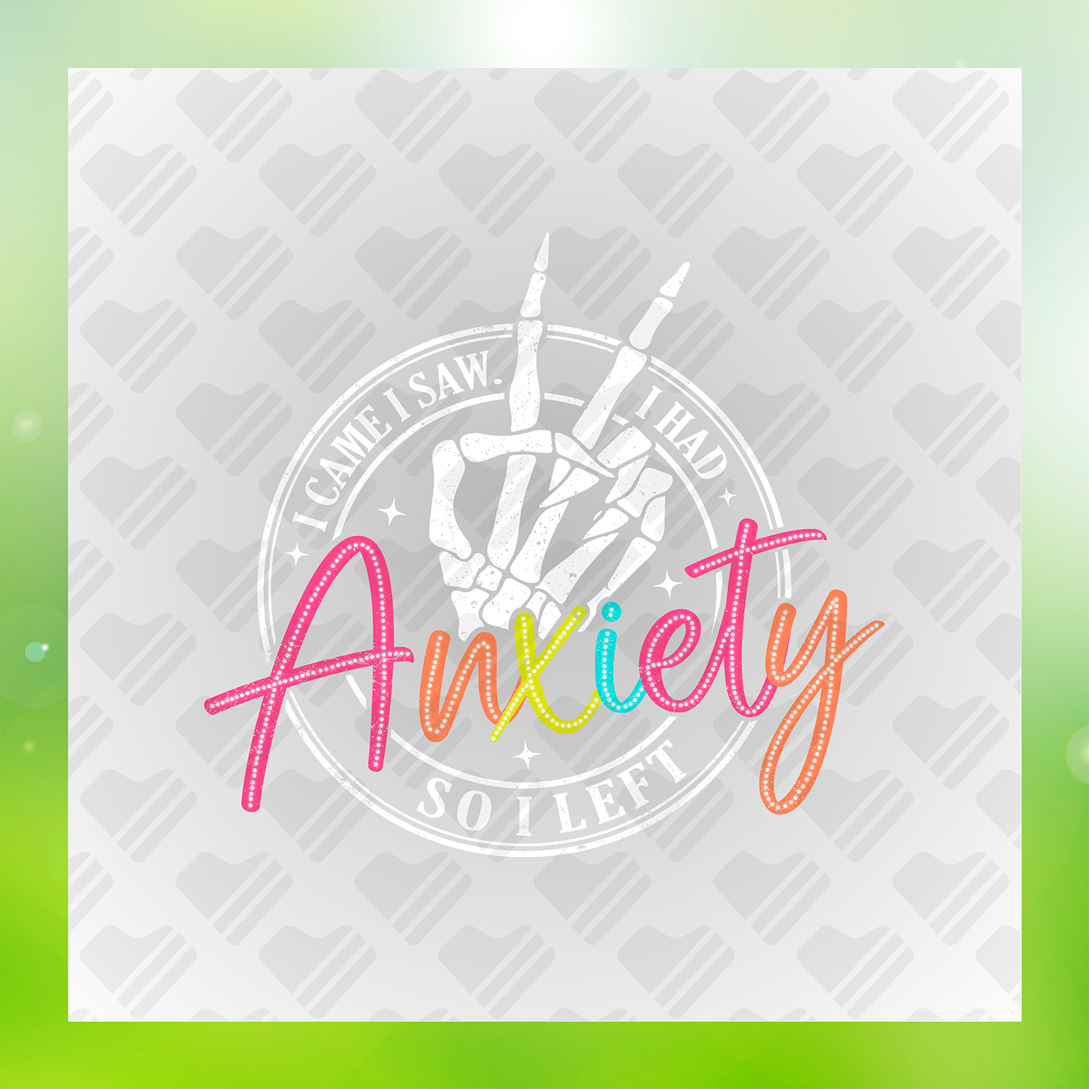 I Came I Saw I Had Anxiety Transfer