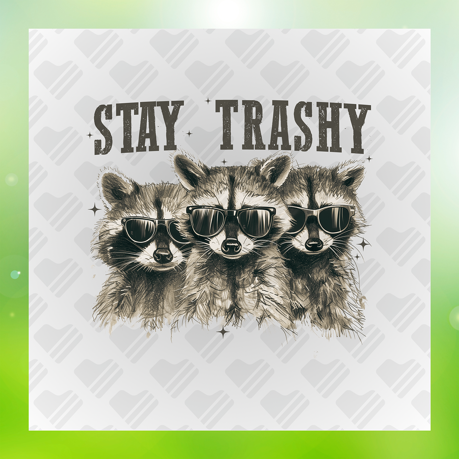 Trend Stay Trashy Transfer