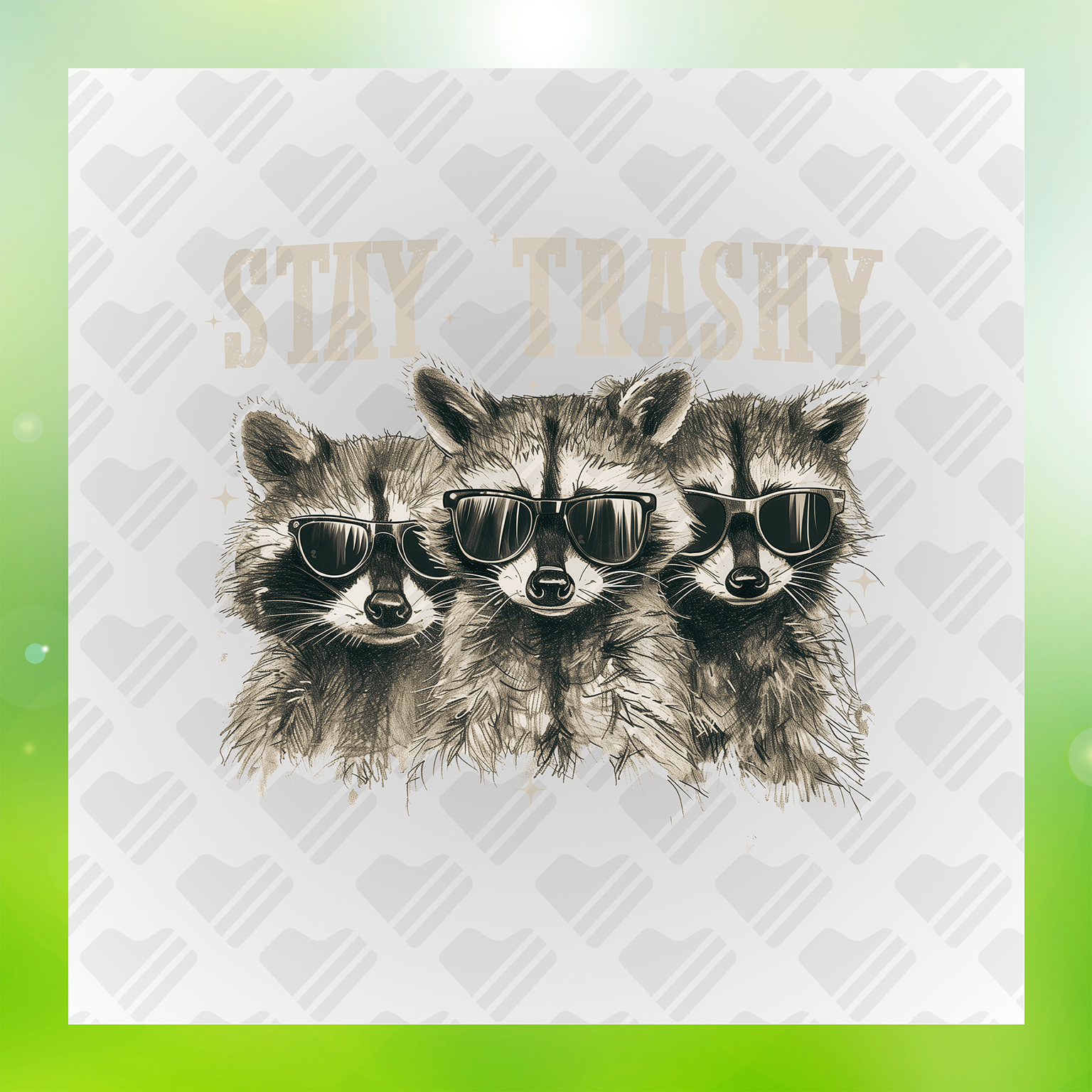Trend Stay Trashy Transfer