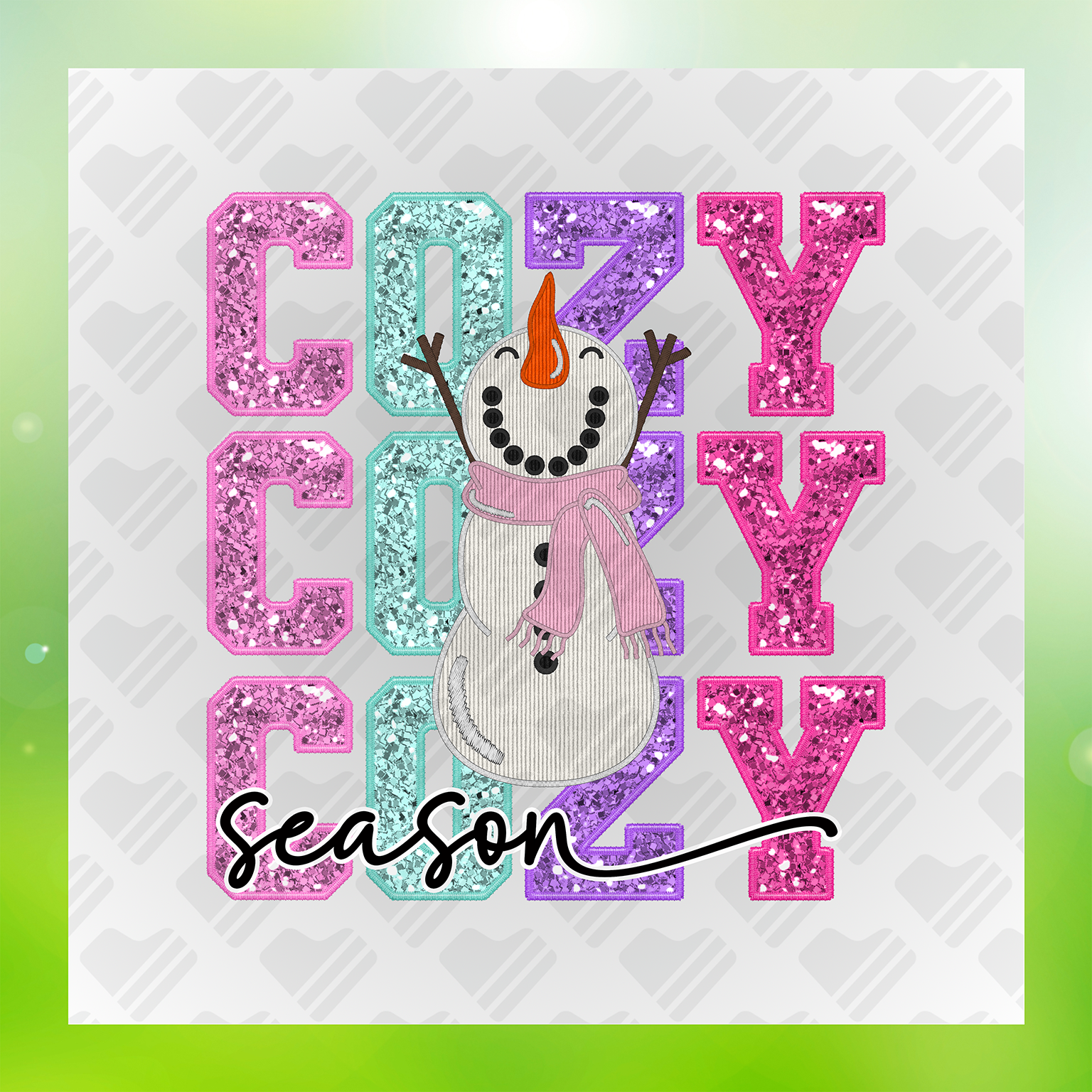 Xmas Time Cozy Season Transfer