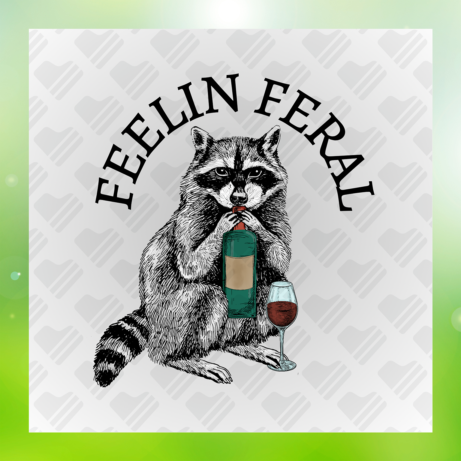 Raccoon life Feelin Feral Transfer