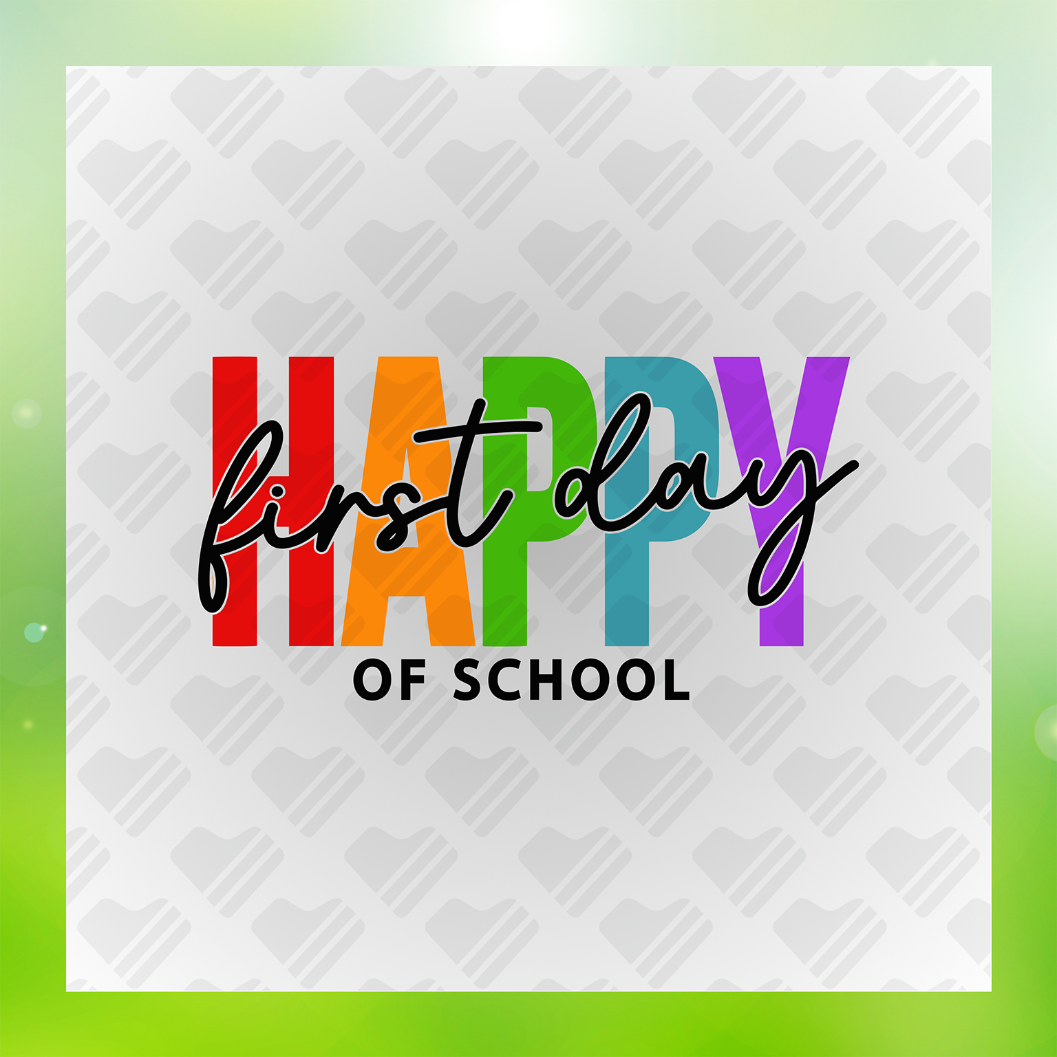 Happy First Day Of School, First Day Outfit Transfer